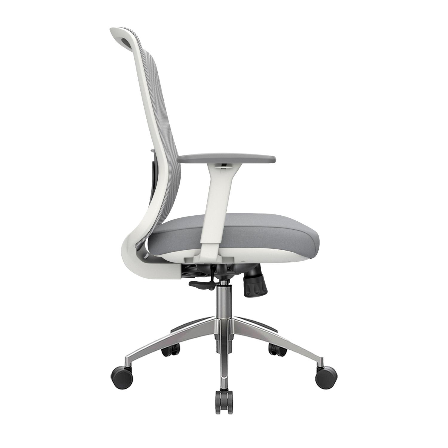 SILLA ERGONÓMICA MILANO GERENTE ALUMINIO GRIS OFIDEAS - 2