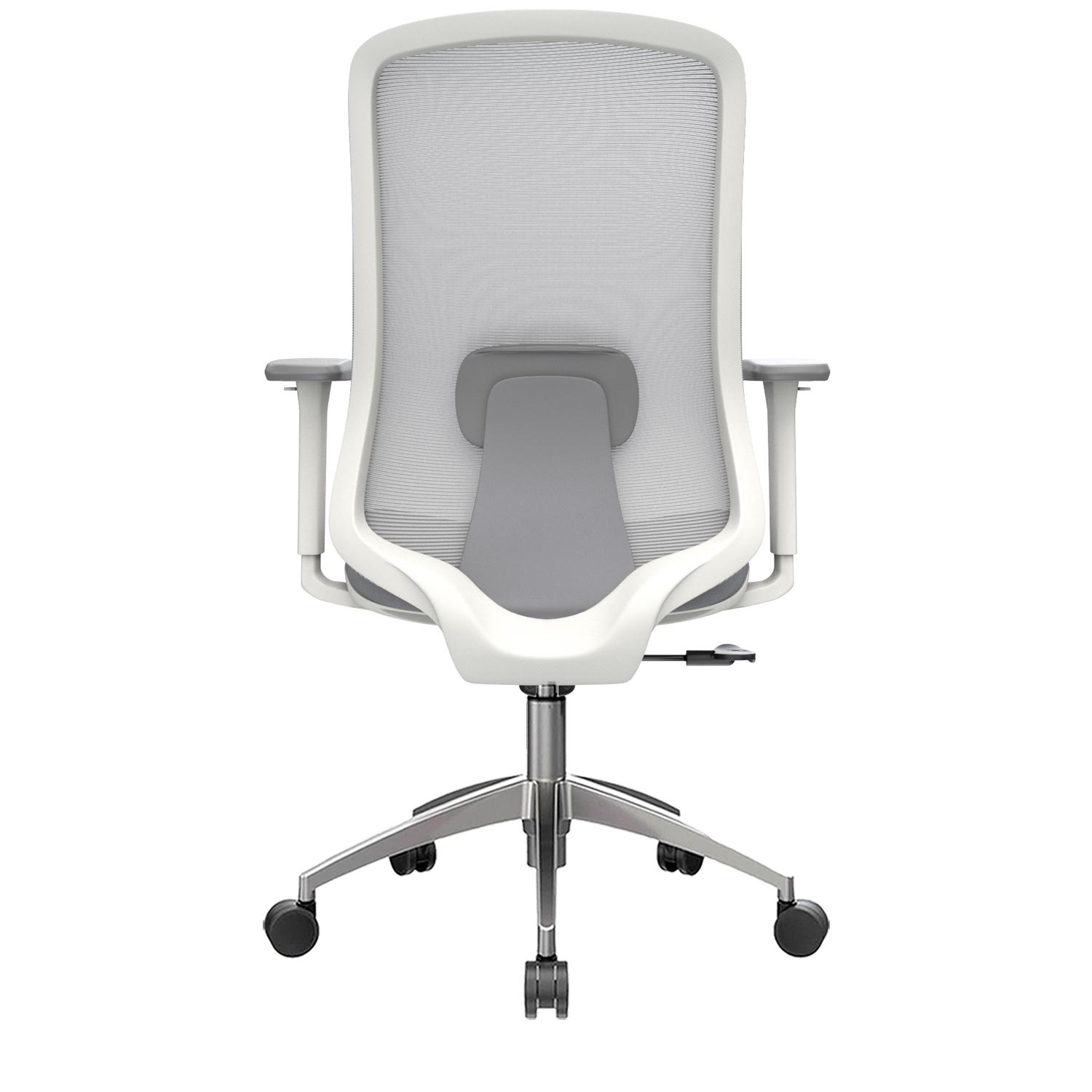 SILLA ERGONÓMICA MILANO GERENTE ALUMINIO GRIS OFIDEAS - 3