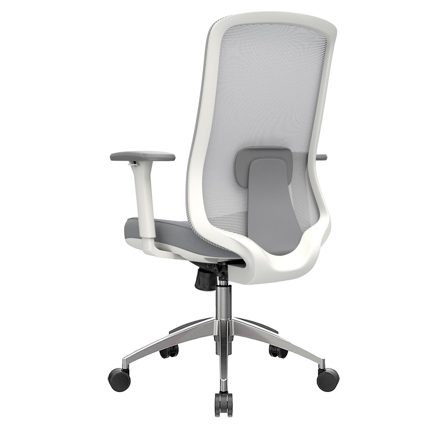 SILLA ERGONÓMICA MILANO GERENTE ALUMINIO GRIS OFIDEAS - 4