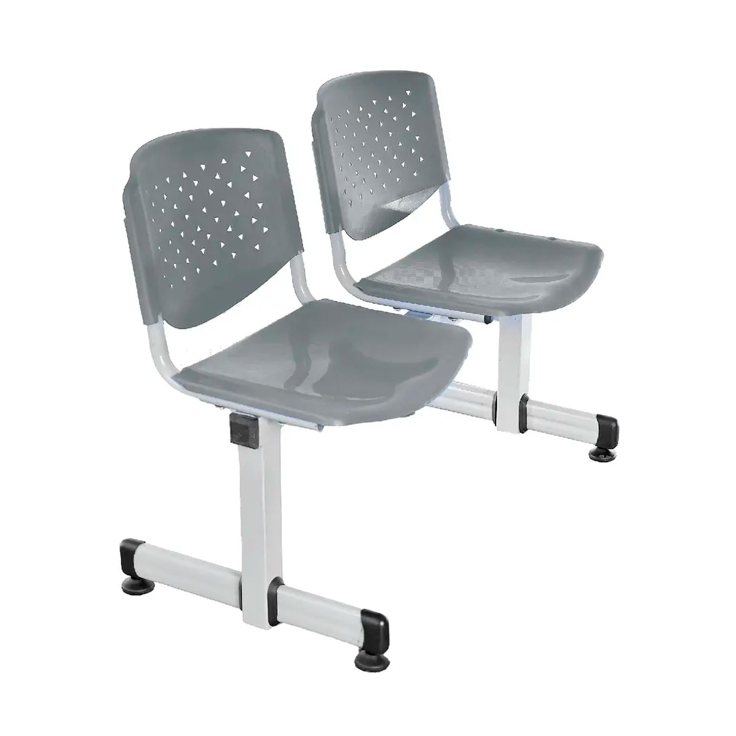 BANQUETA DE ESPERA PRISMA VE GRIS 2 ASIENTOS EG OFIDEAS - 1