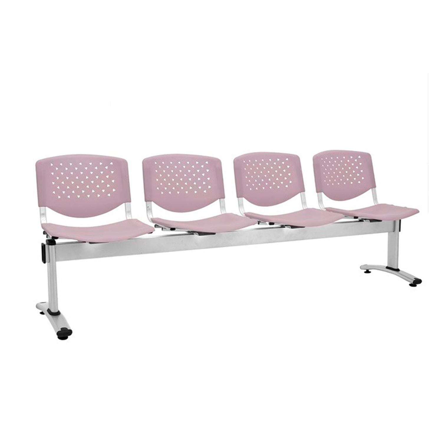 BANQUETA DE ESPERA PRISMA PRO GRIS 4 ASIENTOS EG OFIDEAS - 1