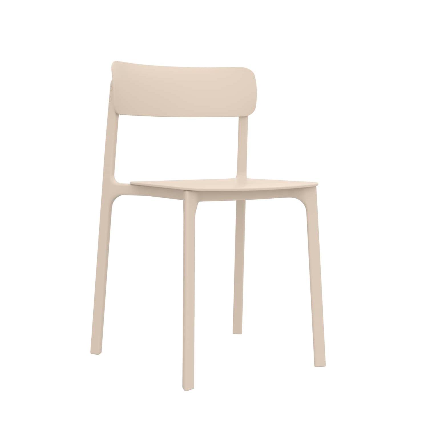 SILLA DE COMEDOR DISEÑO CLAY CAFÉ OFIDEAS - 1