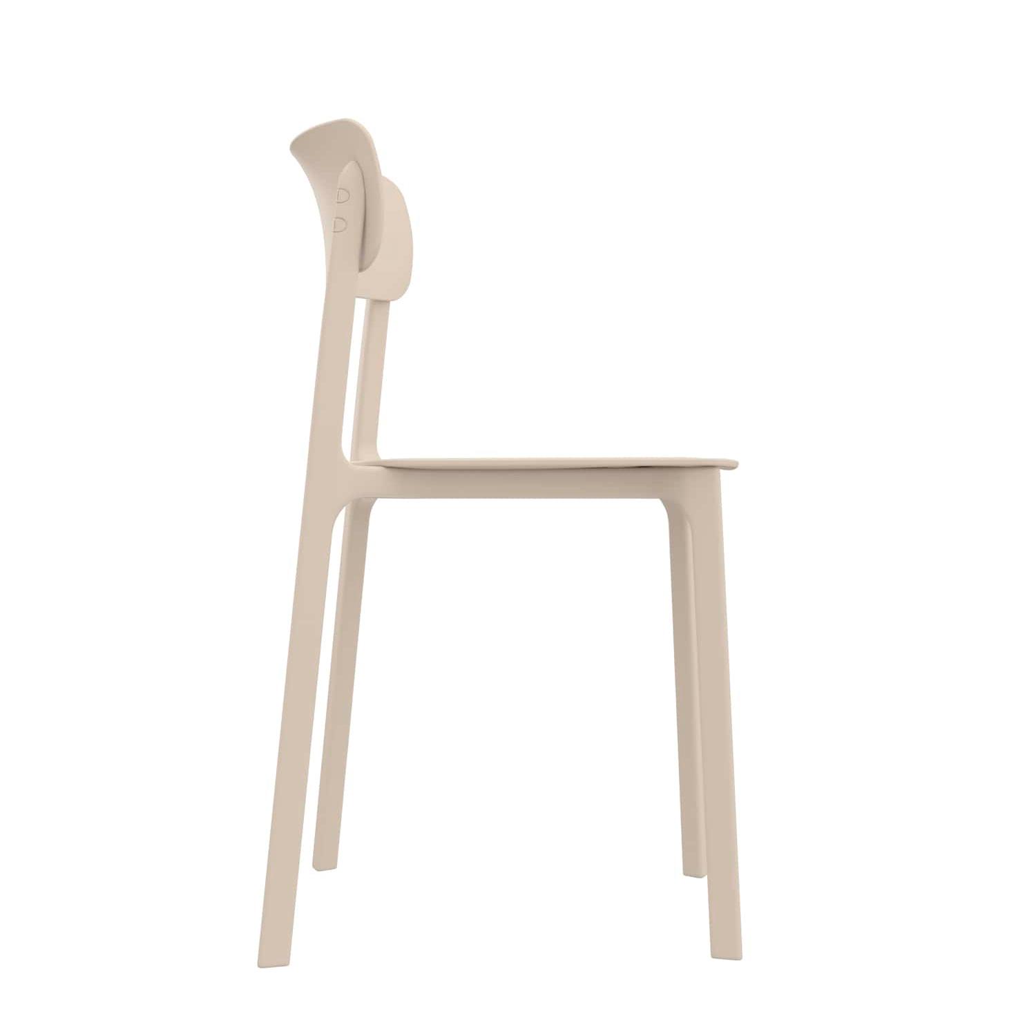 SILLA DE COMEDOR DISEÑO CLAY CAFÉ OFIDEAS - 3