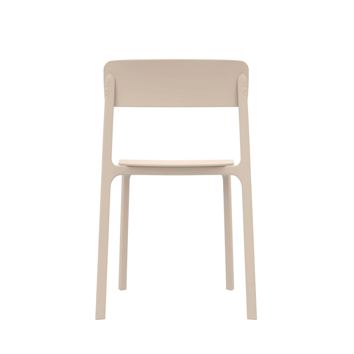 SILLA DE COMEDOR DISEÑO CLAY CAFÉ OFIDEAS - 4