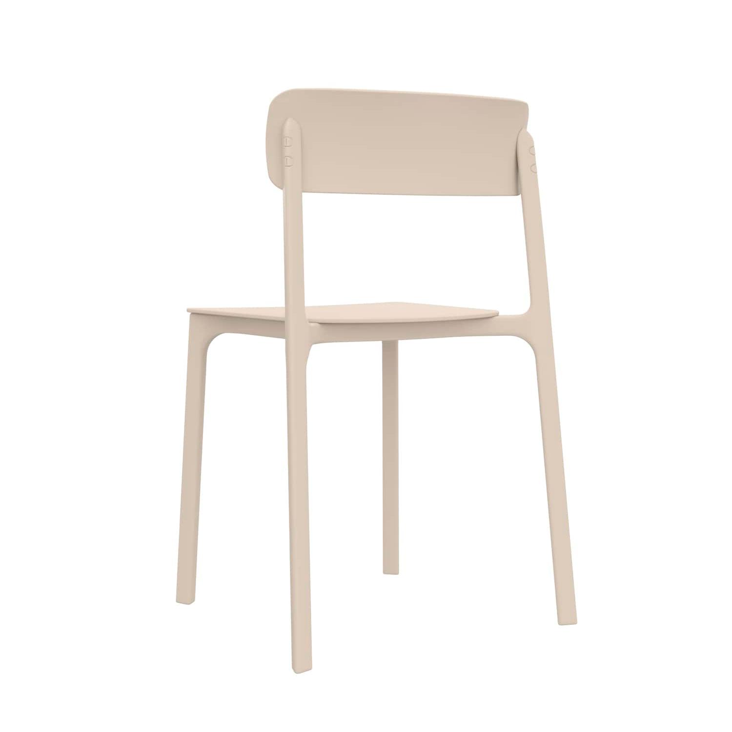 SILLA DE COMEDOR DISEÑO CLAY CAFÉ OFIDEAS - 5