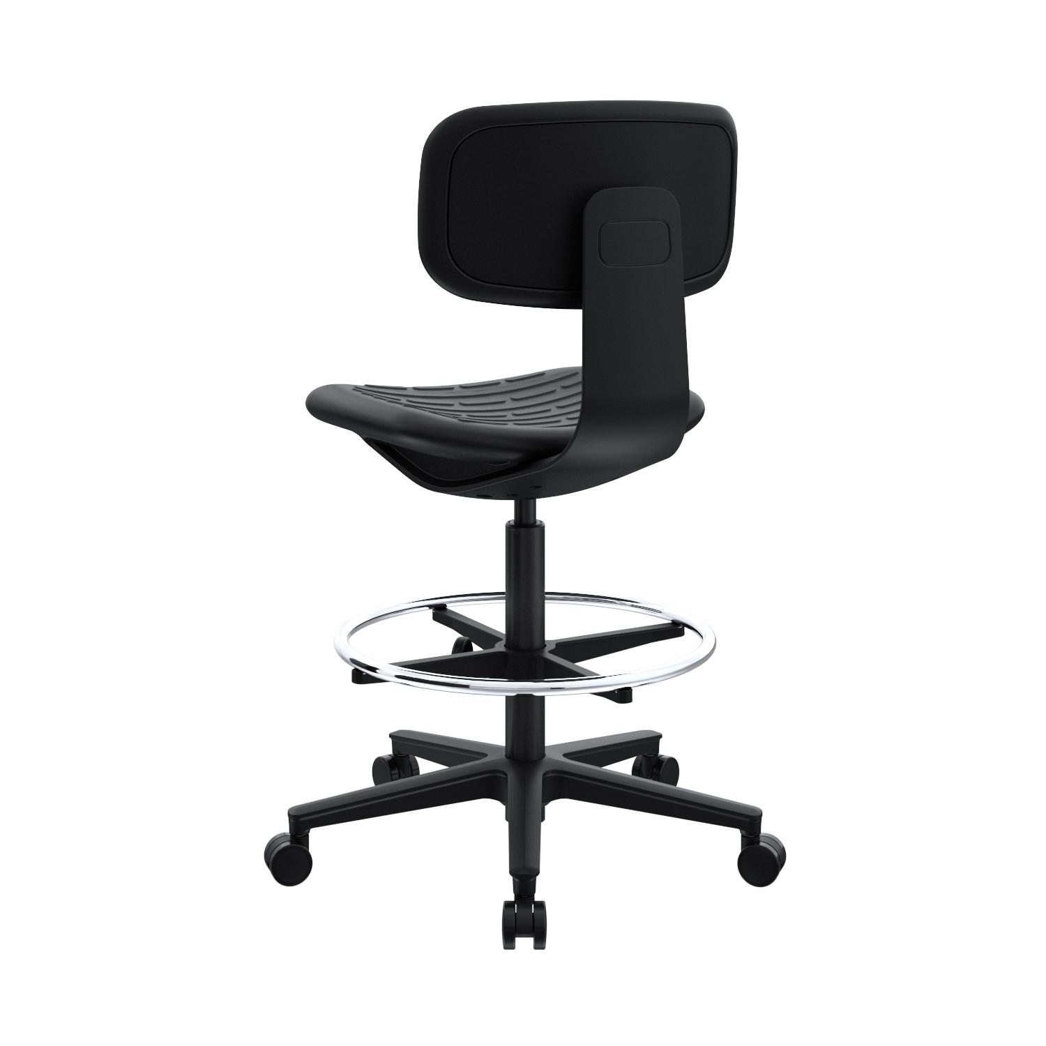 SILLA CAJERO KAN SIN BRAZOS BN AC NEGRO OFIDEAS - 4