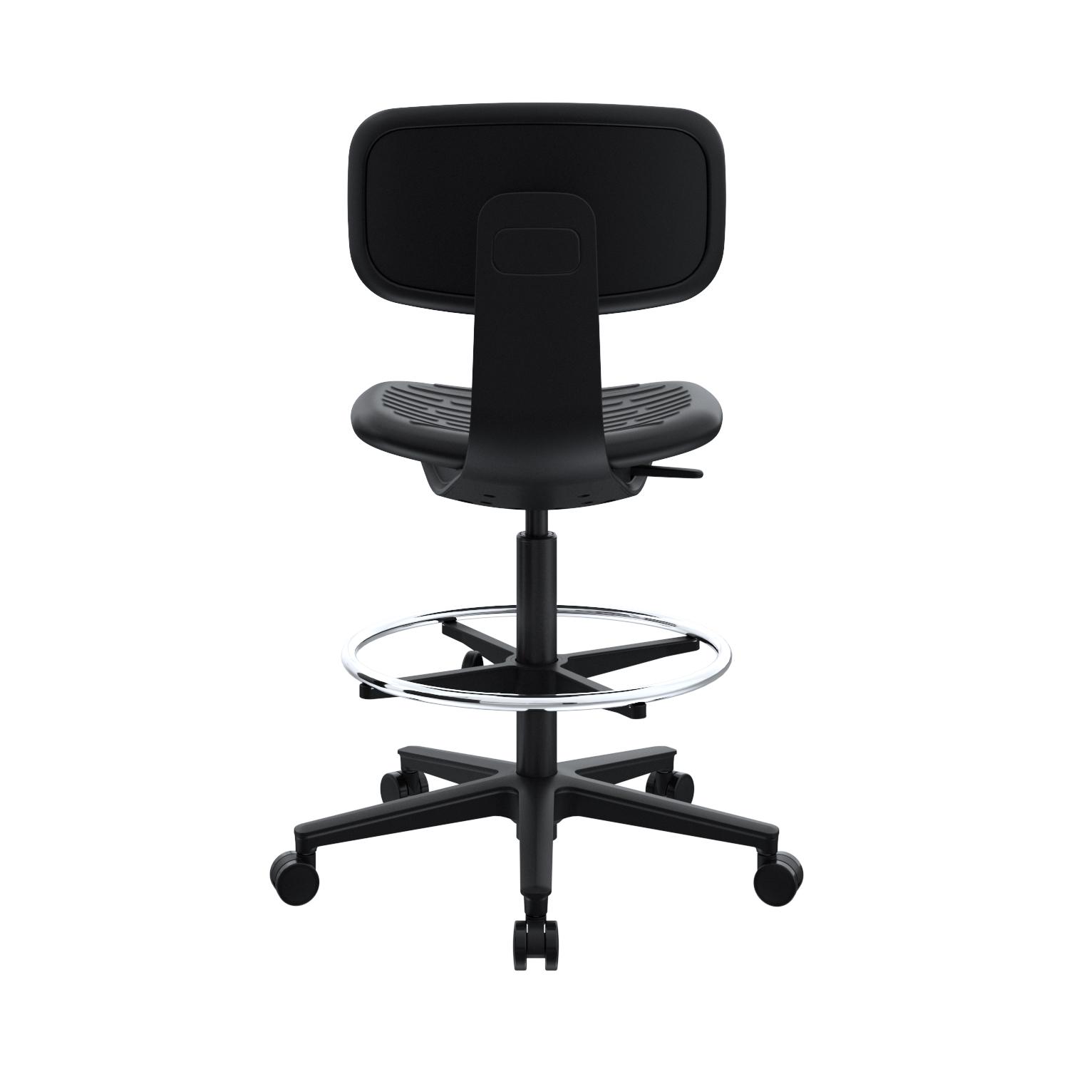 SILLA CAJERO KAN SIN BRAZOS BN AC NEGRO OFIDEAS - 5