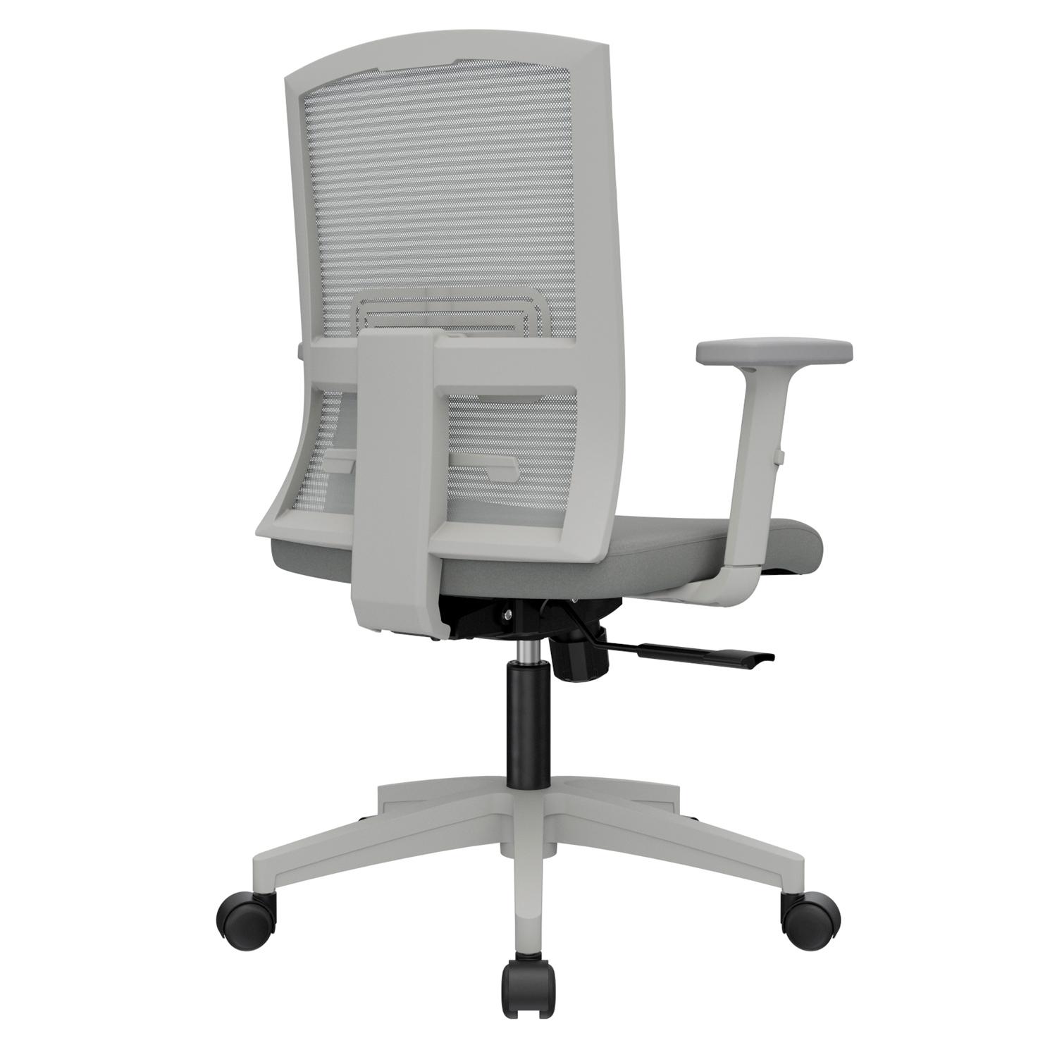 SILLA ERGONÓMICA MONK SEMIRECLINABLE GERENTE NYLON GRIS EG OFIDEAS - 4