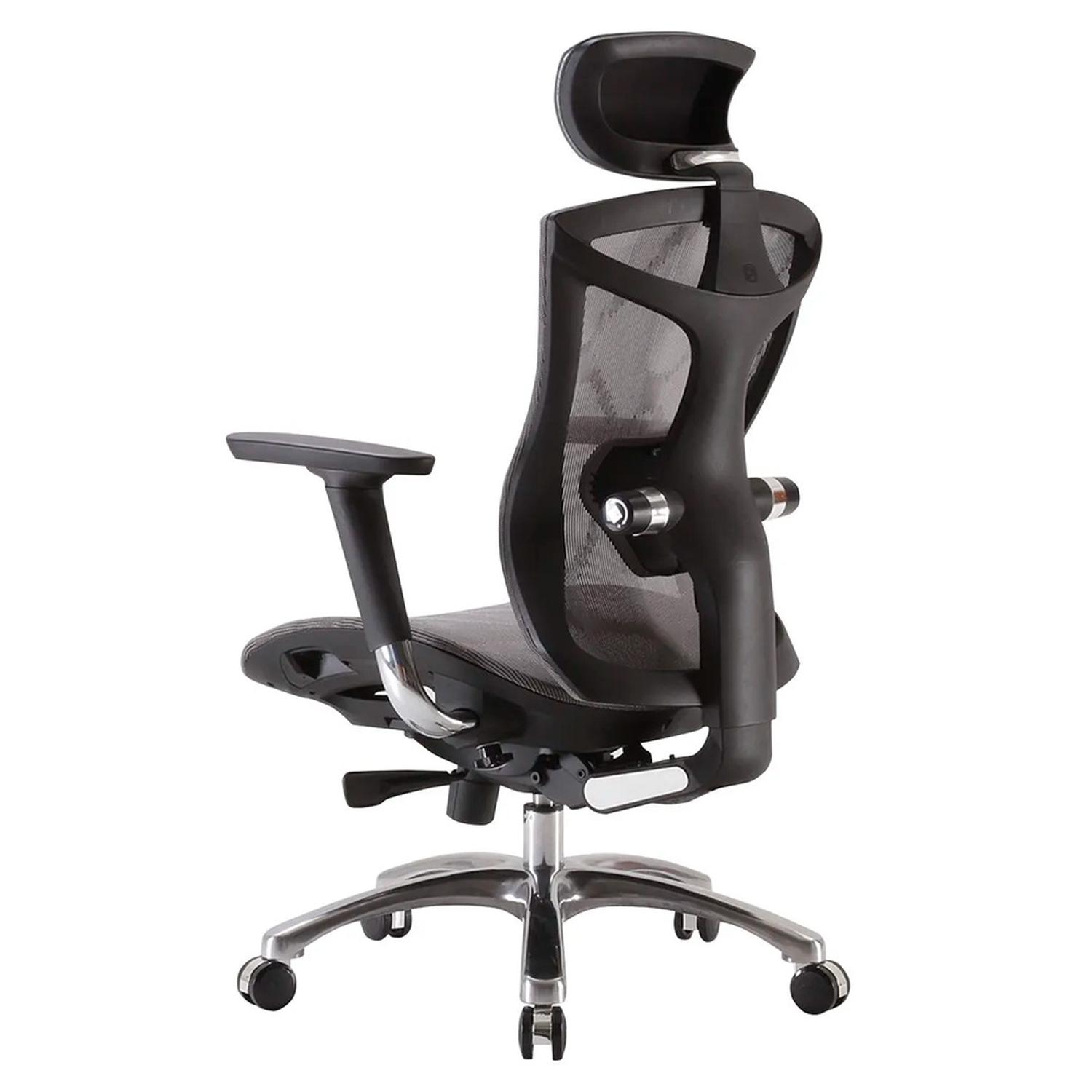SILLA ERGONÓMICA MALMO PREMIUM GRIS OFIDEAS - 4