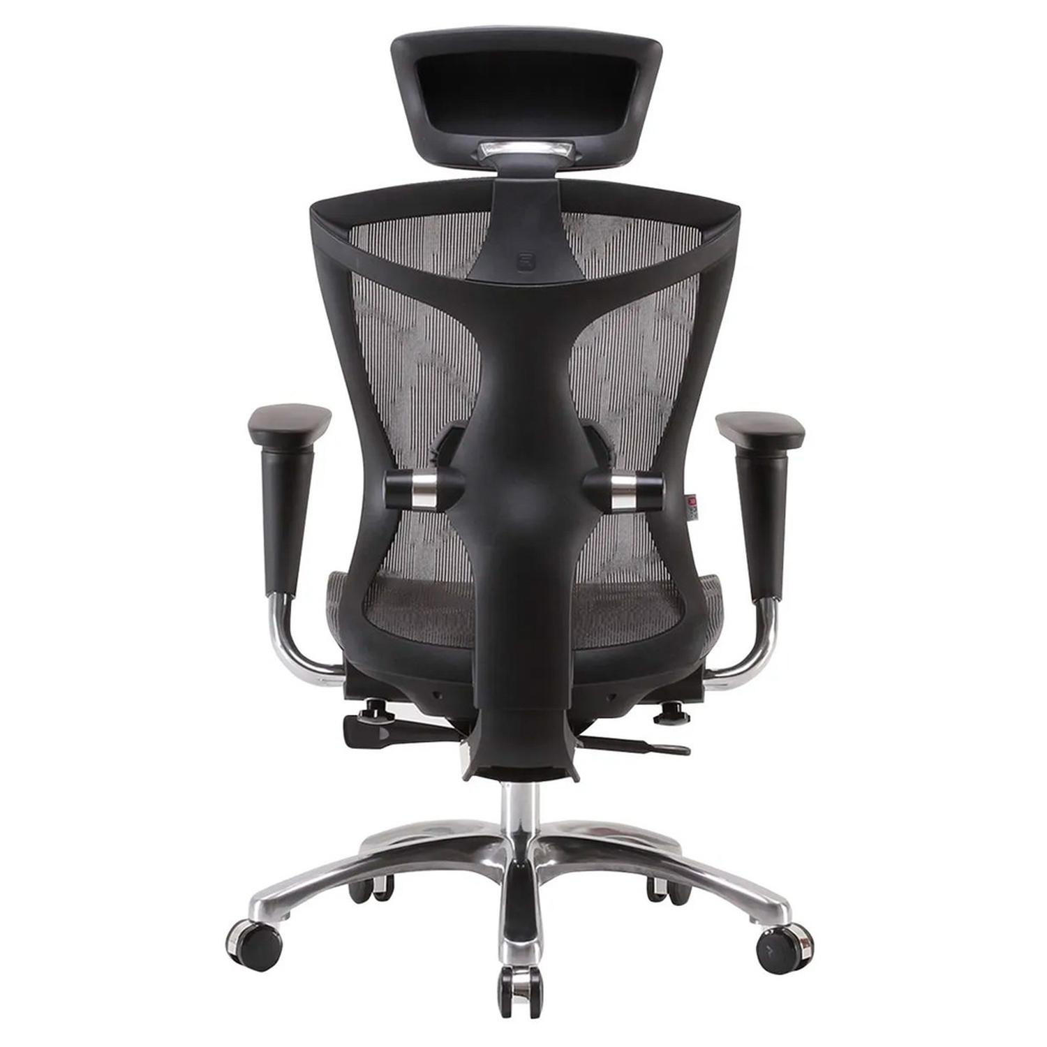 SILLA ERGONÓMICA MALMO PREMIUM GRIS OFIDEAS - 5