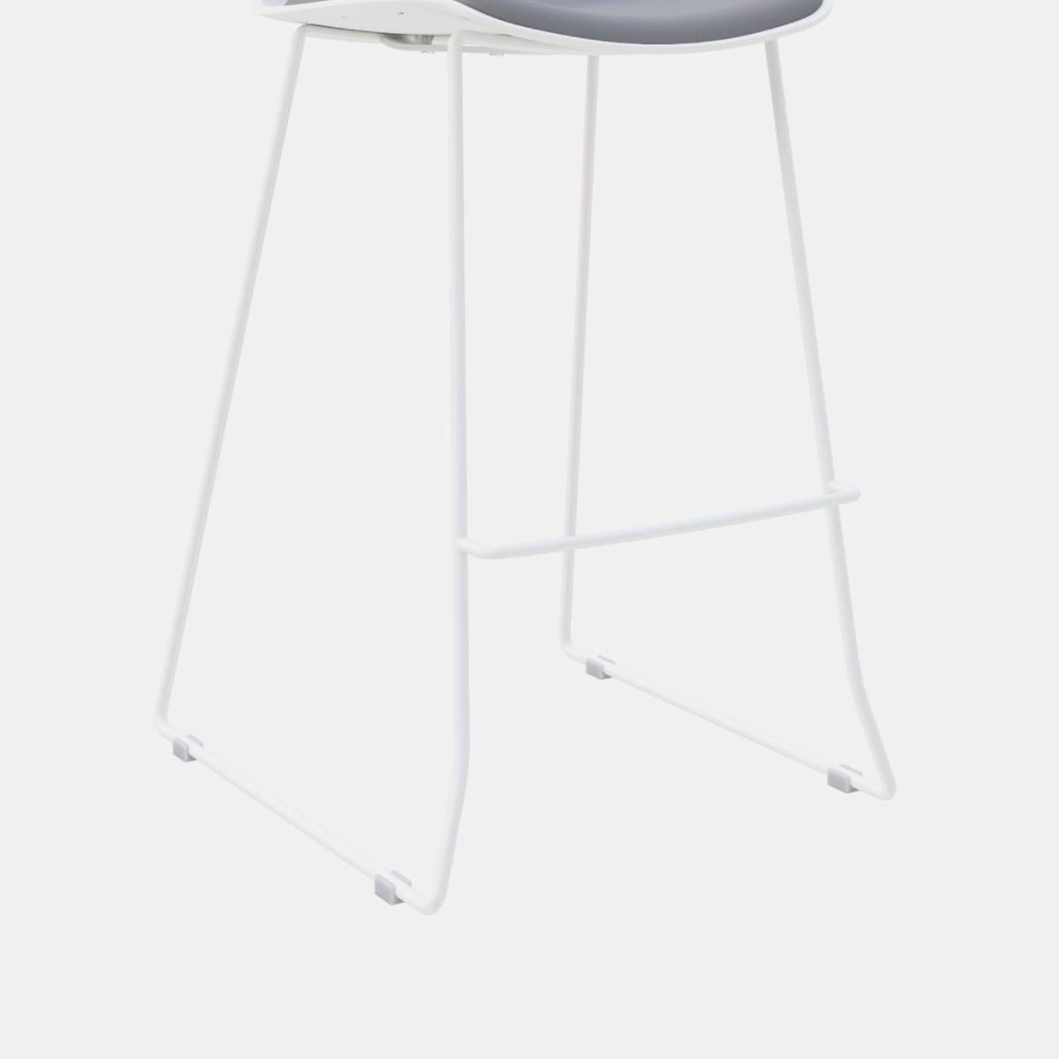 SILLA PARA BAR BUTACO MARLY GRIS OFIDEAS - 7