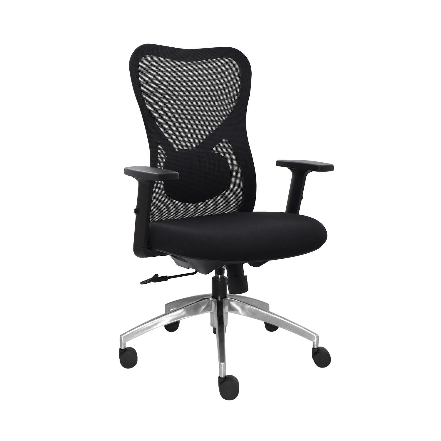 SILLA ERGONÓMICA BUG GERENTE ALUMINIO NEGRO OFIDEAS - 1