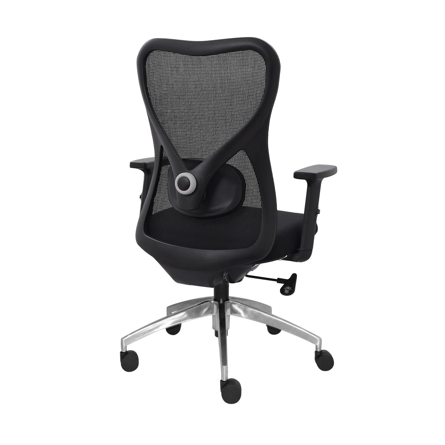 SILLA ERGONÓMICA BUG GERENTE ALUMINIO NEGRO OFIDEAS - 3