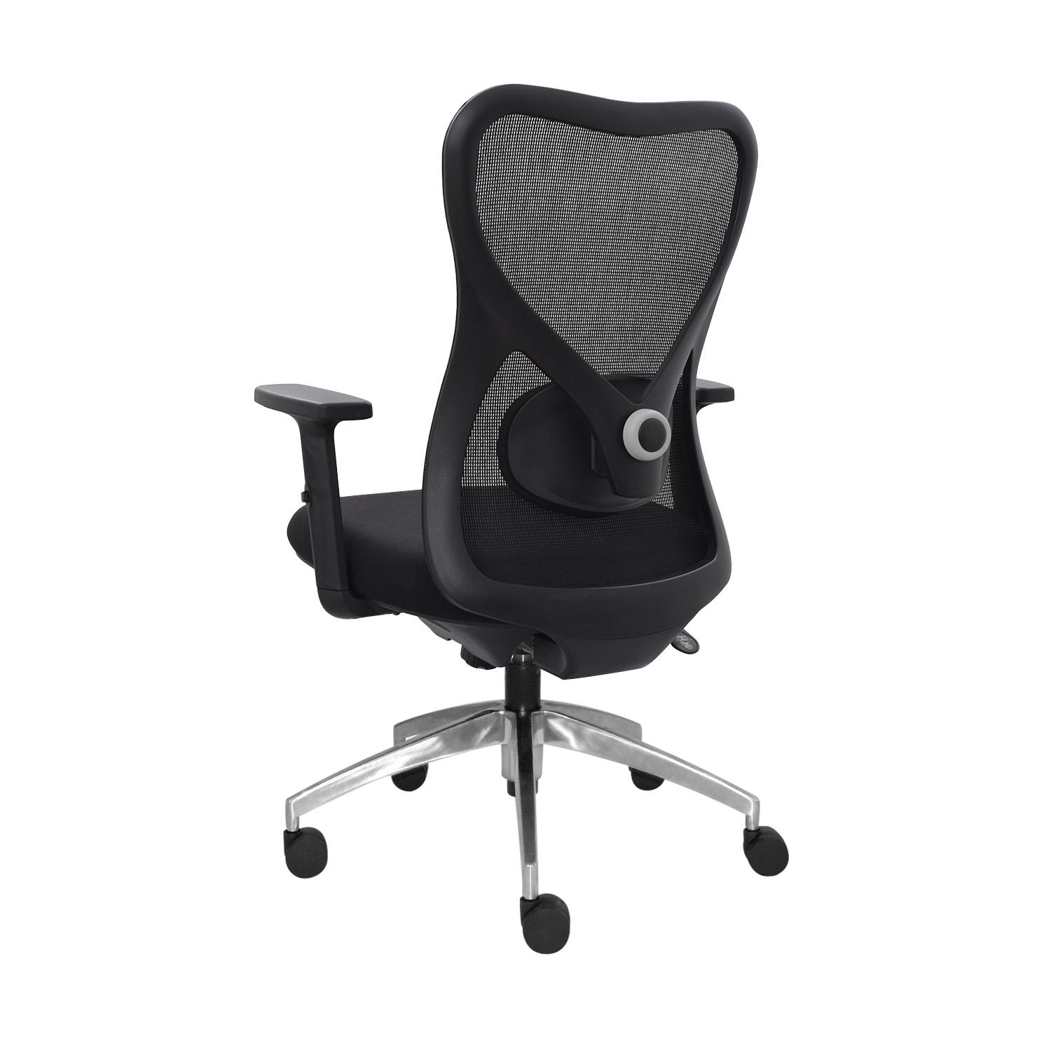 SILLA ERGONÓMICA BUG GERENTE ALUMINIO NEGRO OFIDEAS - 5