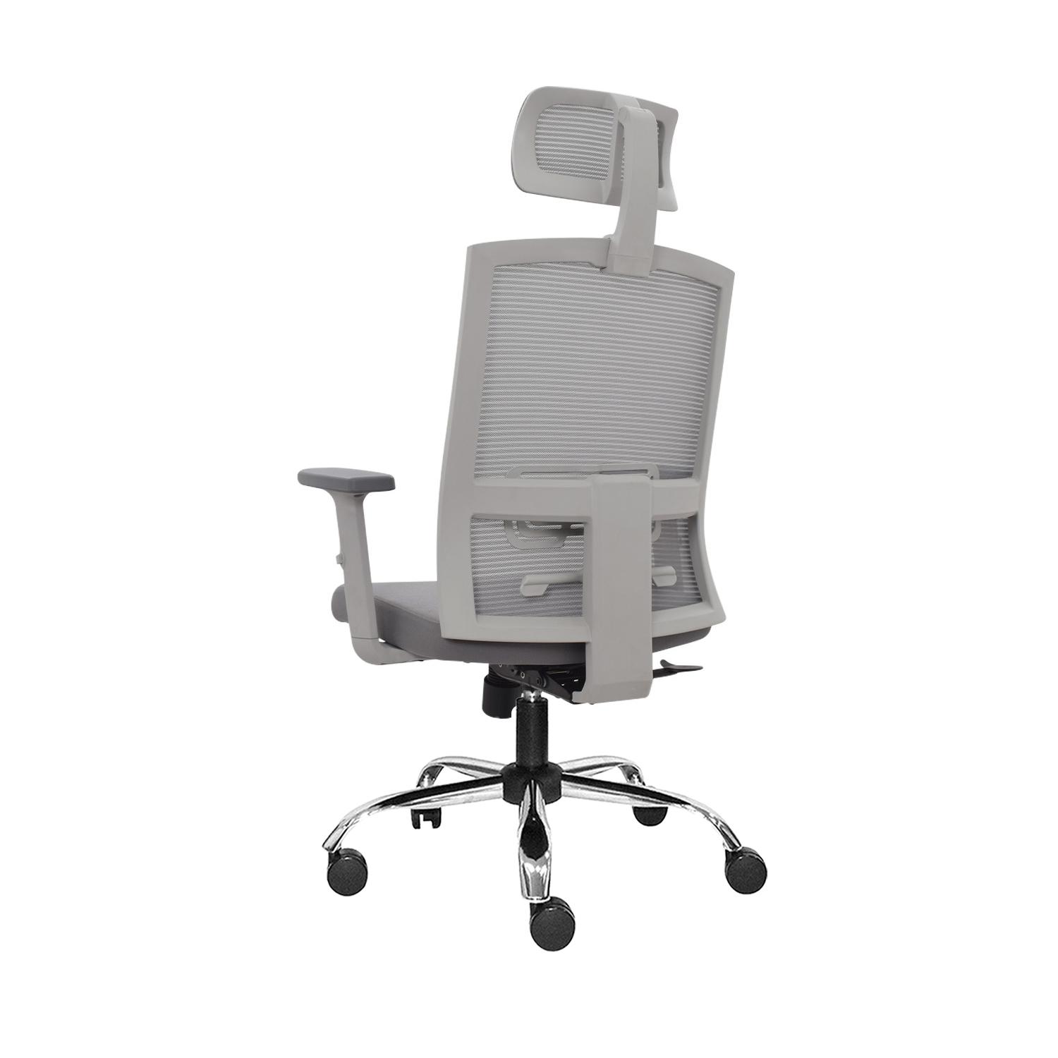 SILLA ERGONÓMICA MONK SYNCRO PRESIDENTE CROMADO GRIS EG OFIDEAS - 2