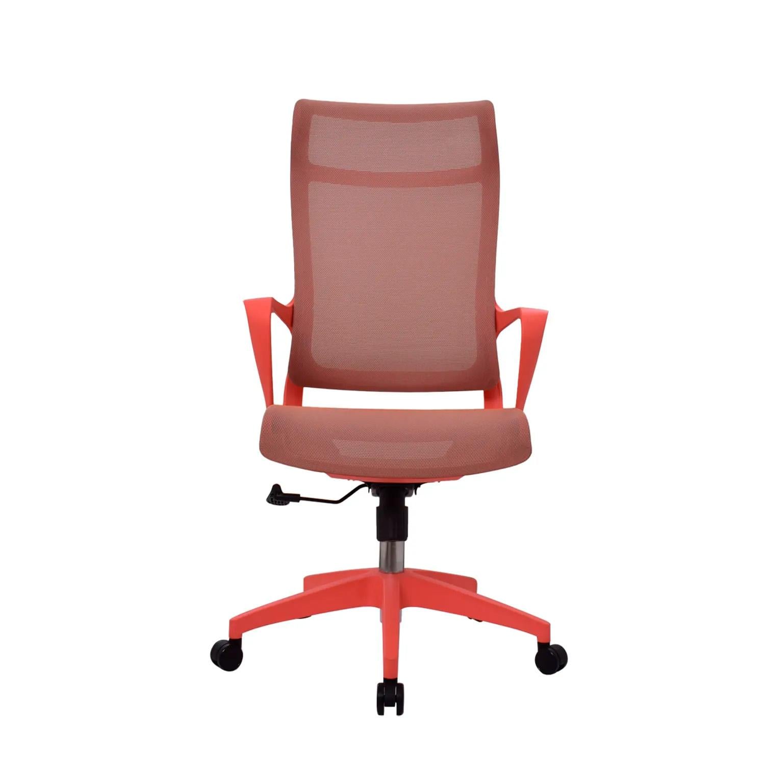 SILLA ERGONÓMICA RIGS PRESIDENTE MALLA ROSA OFIDEAS - 2