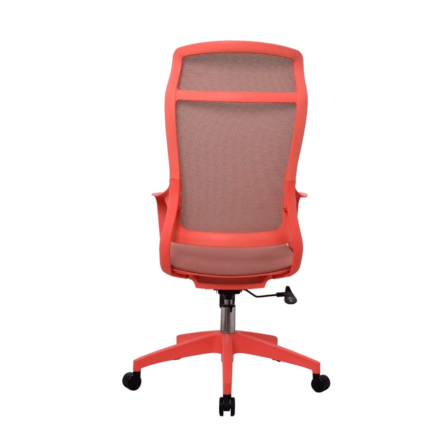 SILLA ERGONÓMICA RIGS PRESIDENTE MALLA ROSA OFIDEAS - 5