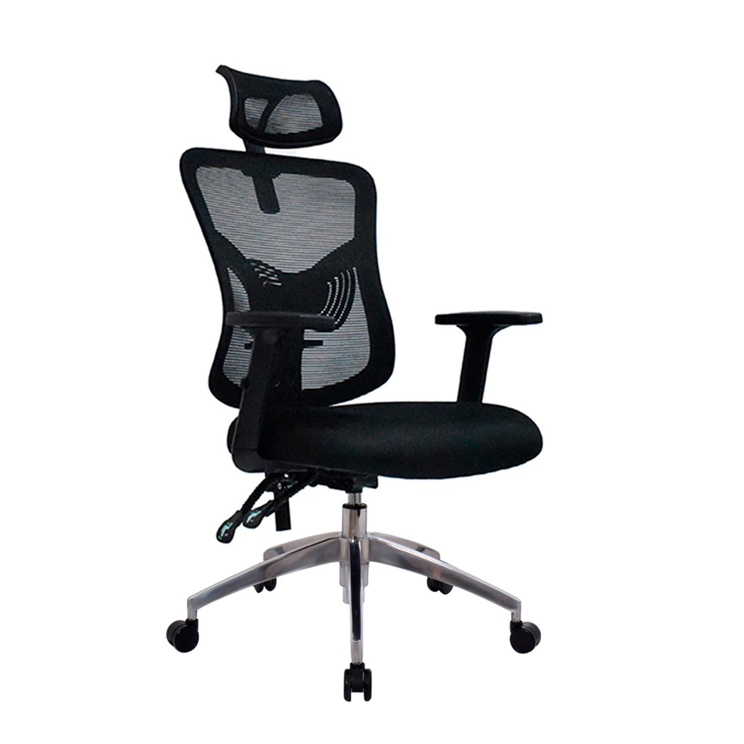 SILLA ERGONÓMICA FONE ULTRA PRESIDENTE ALUMINIO NEGRO ML OFIDEAS - 1