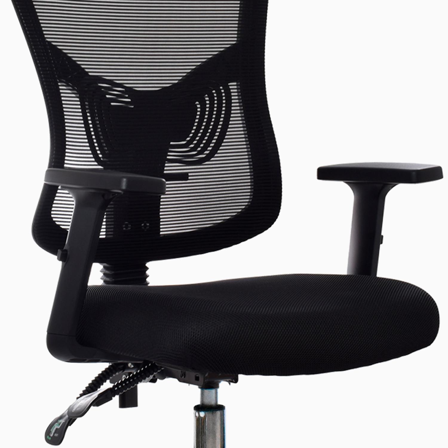 SILLA ERGONÓMICA FONE ULTRA PRESIDENTE ALUMINIO NEGRO ML OFIDEAS - 3