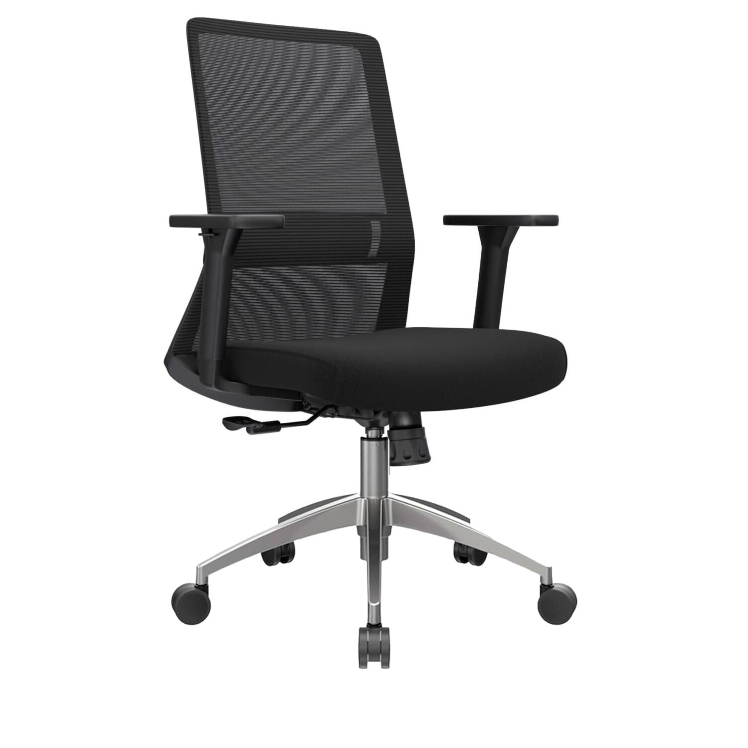 SILLA ERGONÓMICA EMBODY GERENTE ALUMINIO NEGRO OFIDEAS - 1