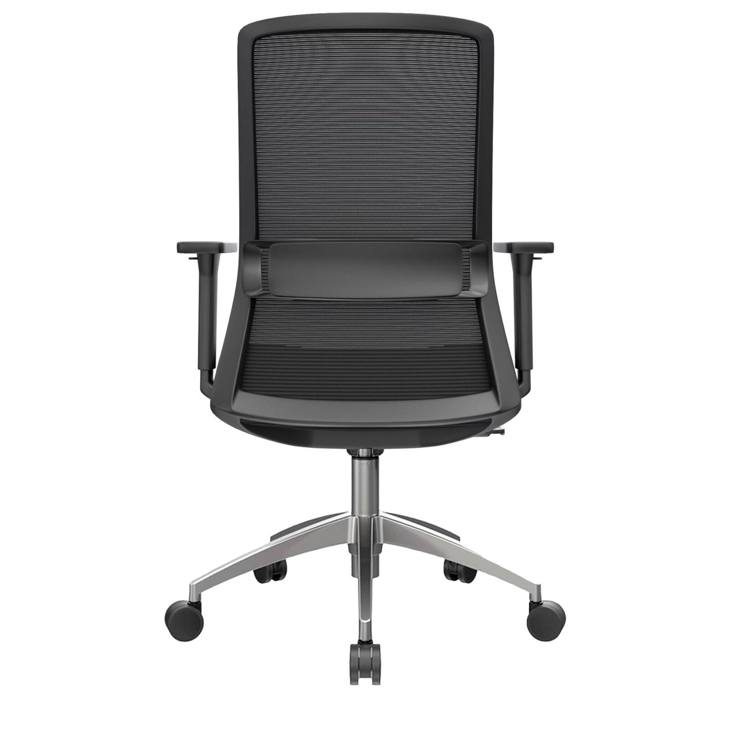 SILLA ERGONÓMICA EMBODY GERENTE ALUMINIO NEGRO OFIDEAS - 3