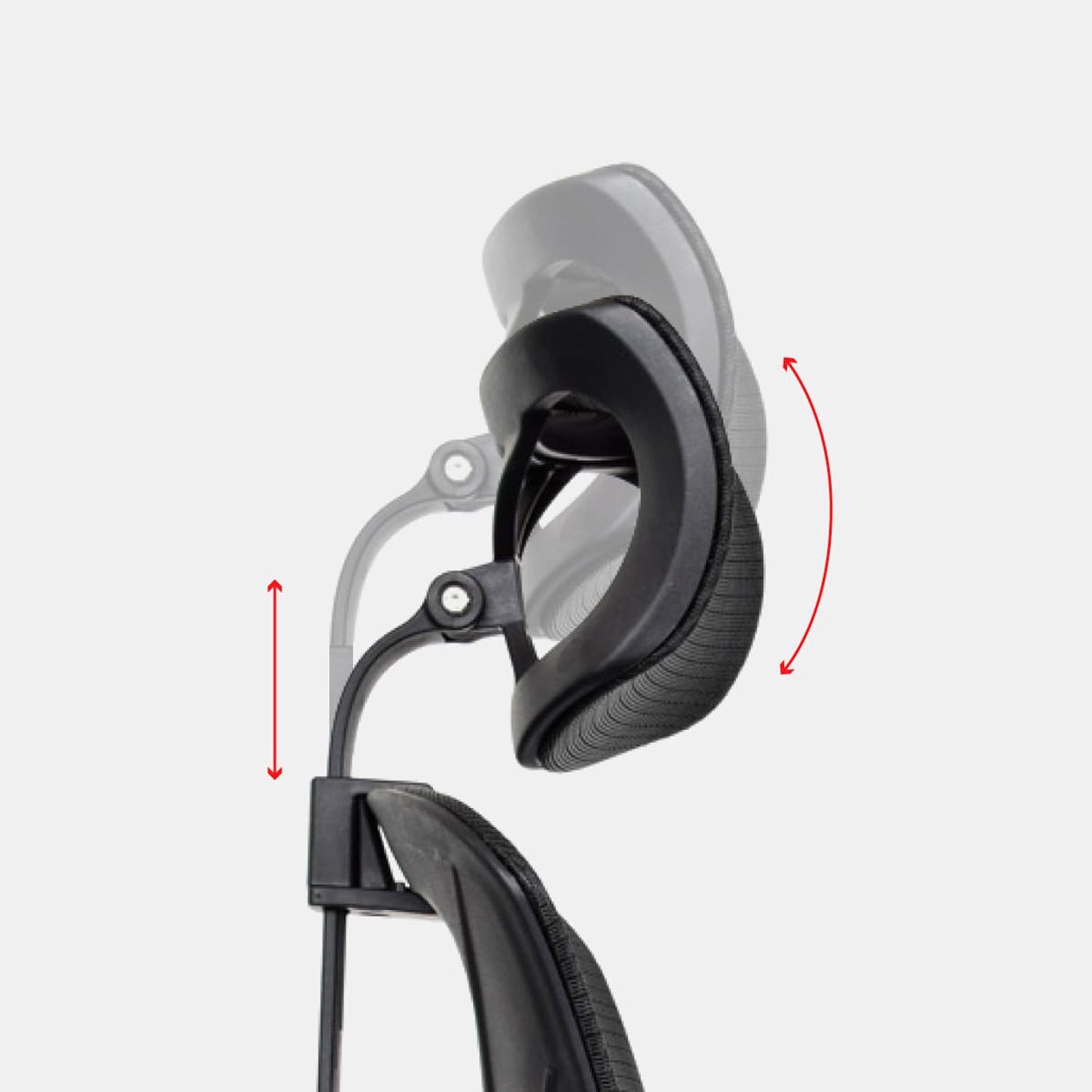 SILLA ERGONÓMICA VERSALLES PRESIDENTE BRAZOS 3D CROMADO NEGRO OFIDEAS - 4