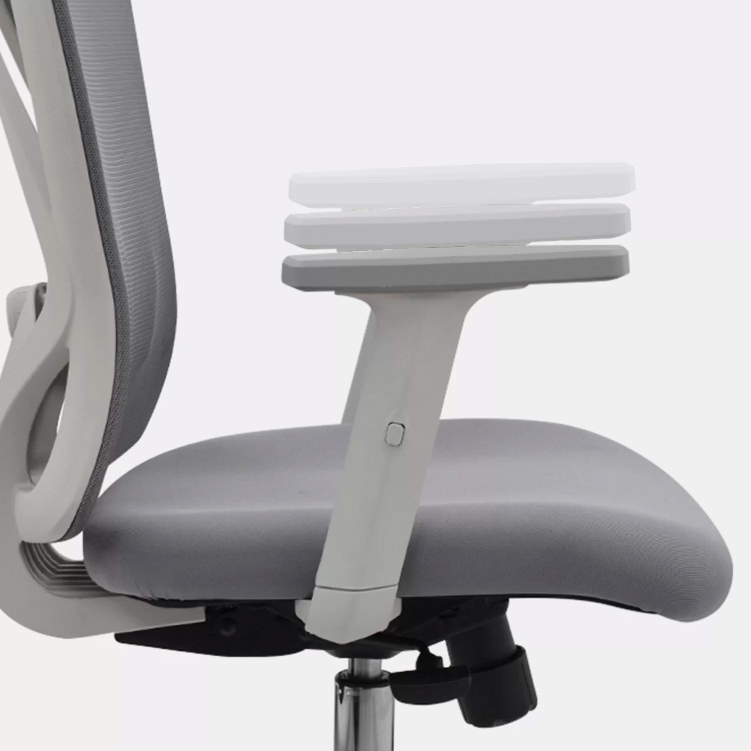 SILLA RECLINABLE MARK GERENTE GRIS OFIDEAS - 7