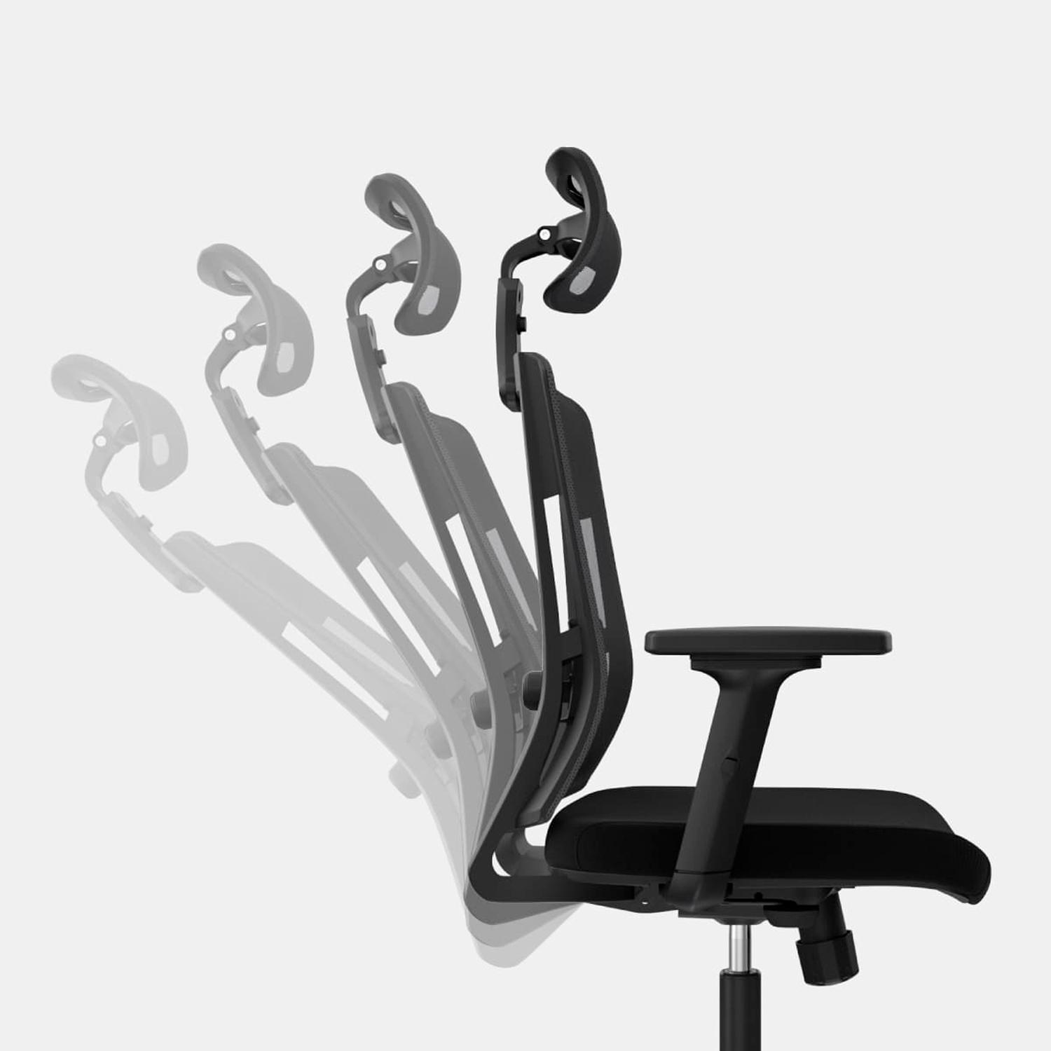 SILLA ERGONÓMICA DELPHI II PRESIDENTE SYNCRO BRAZOS 3D ALUMINIO NEGRO OFIDEAS - 7