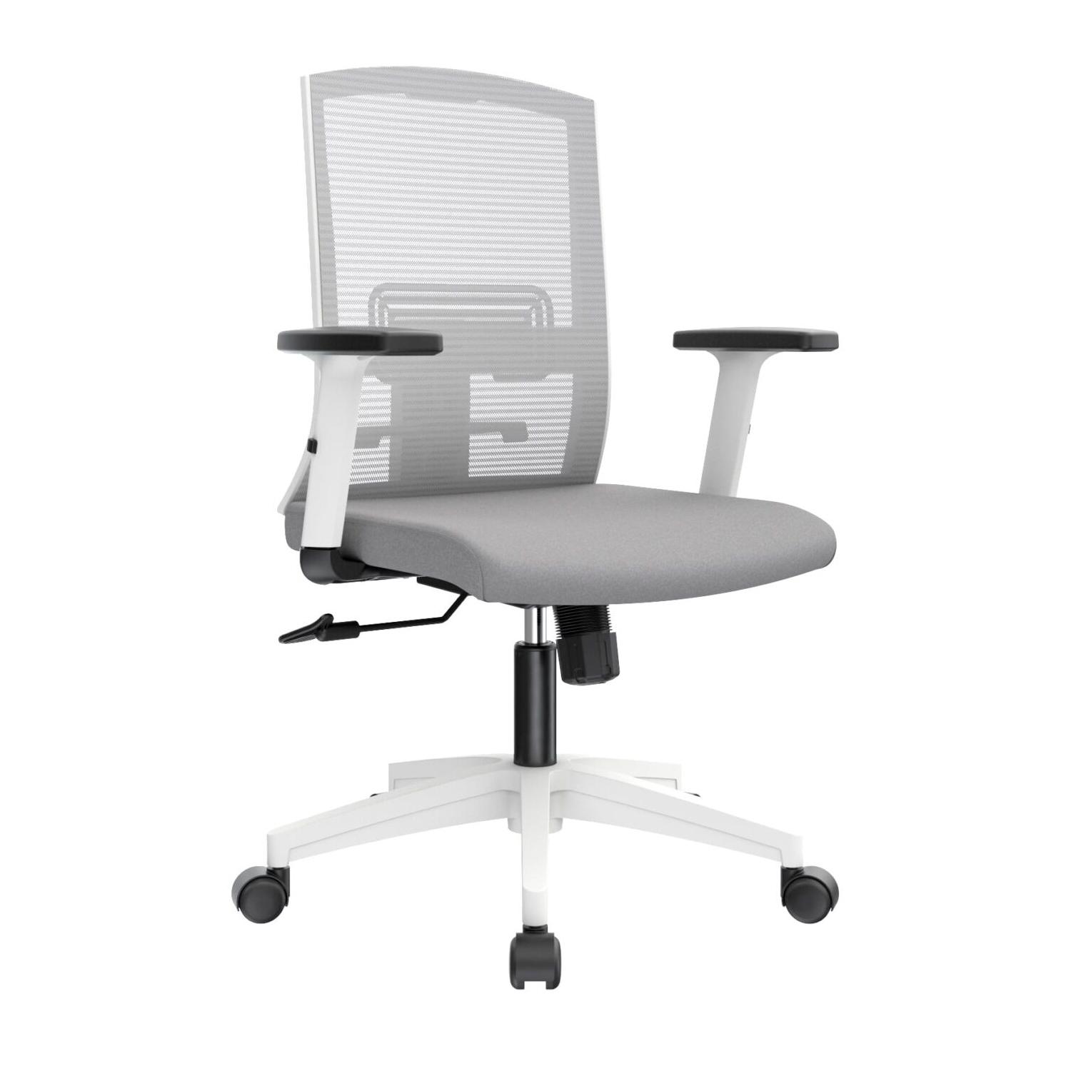 SILLA ERGONÓMICA MONK SEMIRECLINABLE GERENTE NYLON GRIS EB OFIDEAS - 1