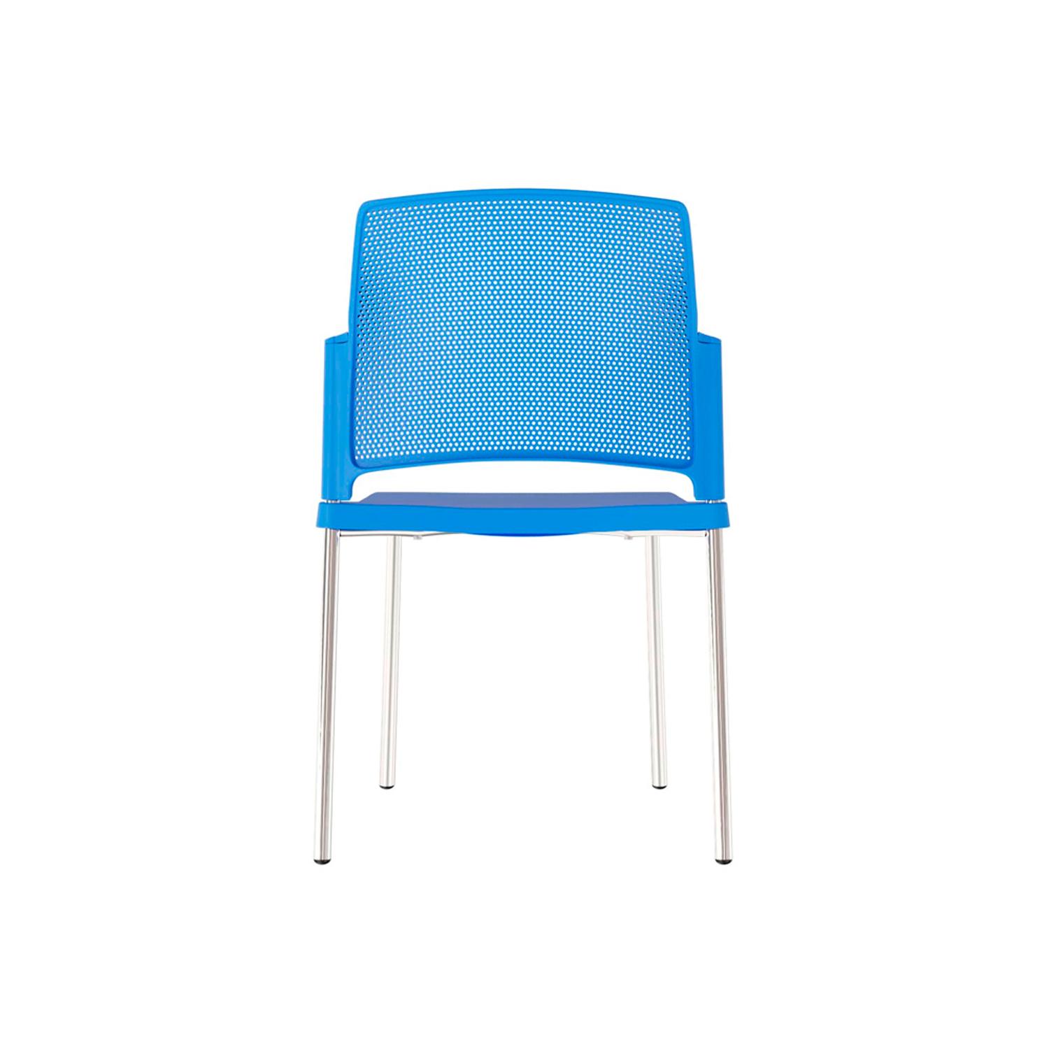 SILLA FIJA DE ESPERA ZYLE AZUL OFIDEAS - 4