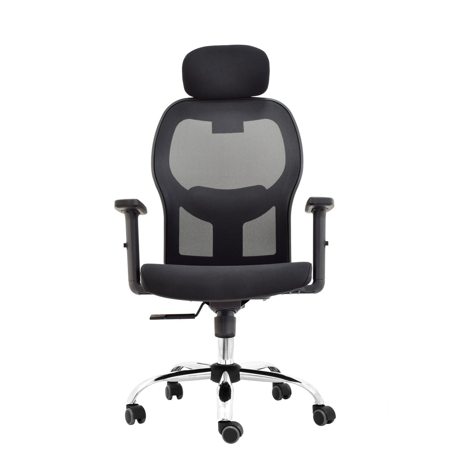 SILLA ERGONÓMICA NORUEGA PRESIDENTE CROMADO NEGRO OFIDEAS - 2