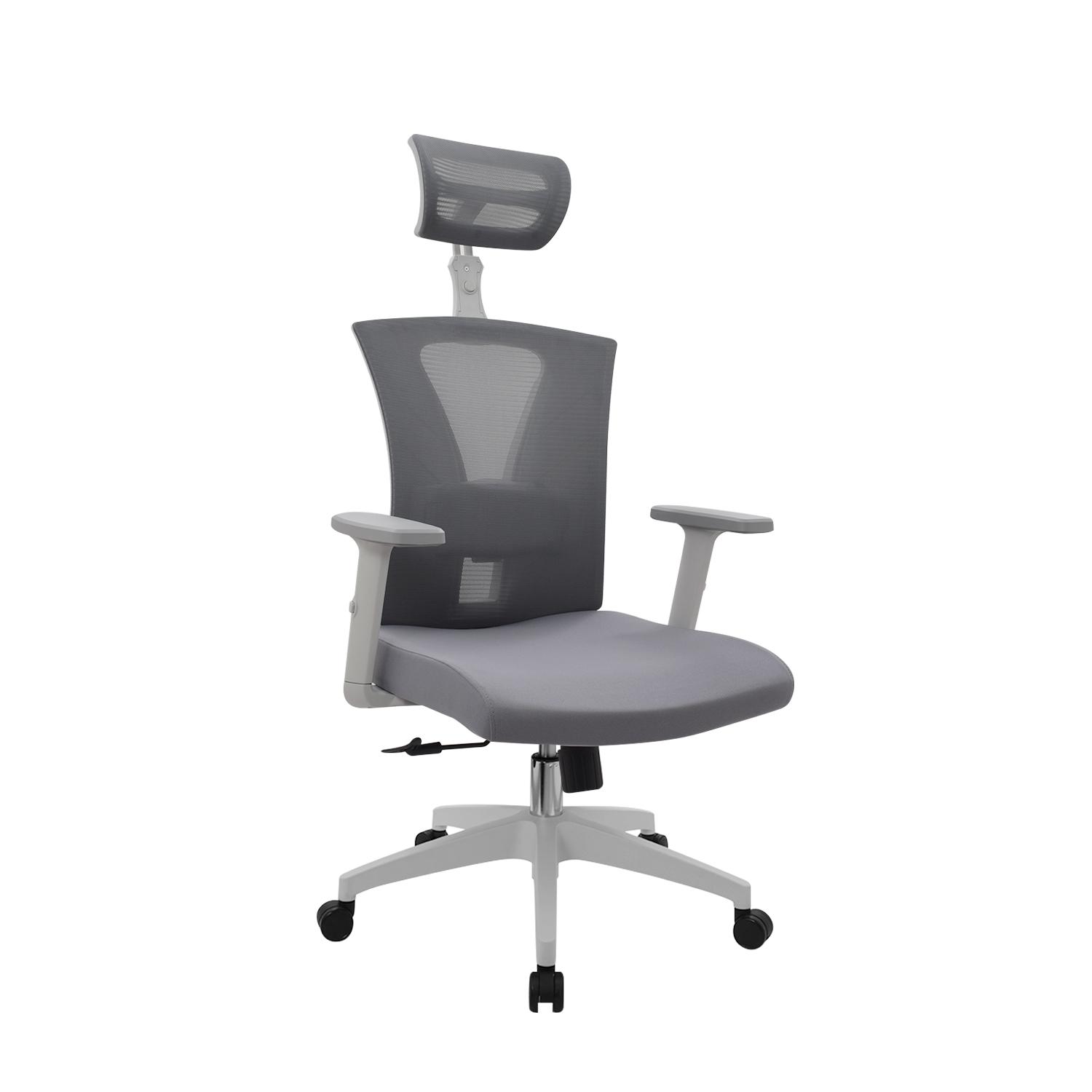 SILLA ERGONÓMICA NIZA PRESIDENTE GRIS NYLON OFIDEAS - 1