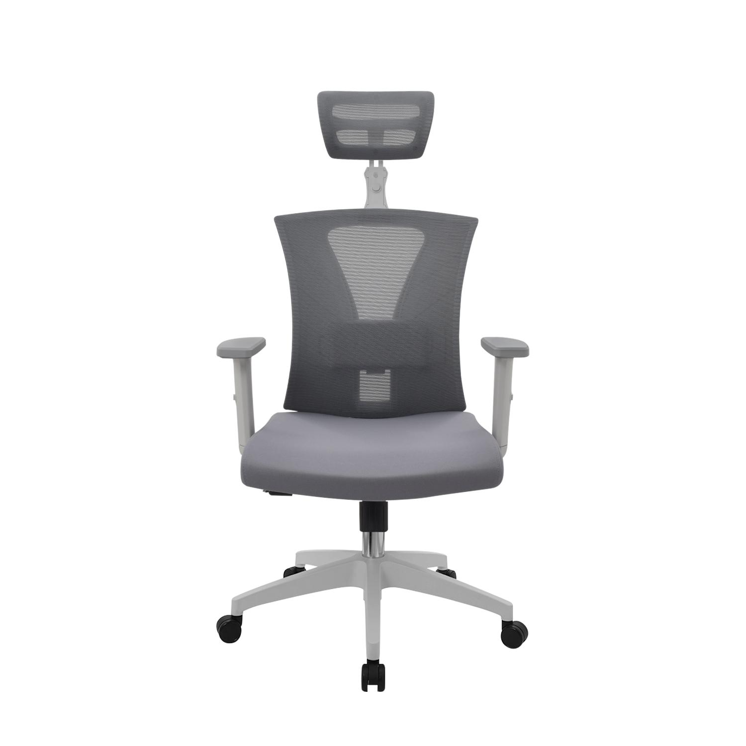 SILLA ERGONÓMICA NIZA PRESIDENTE GRIS NYLON OFIDEAS - 2