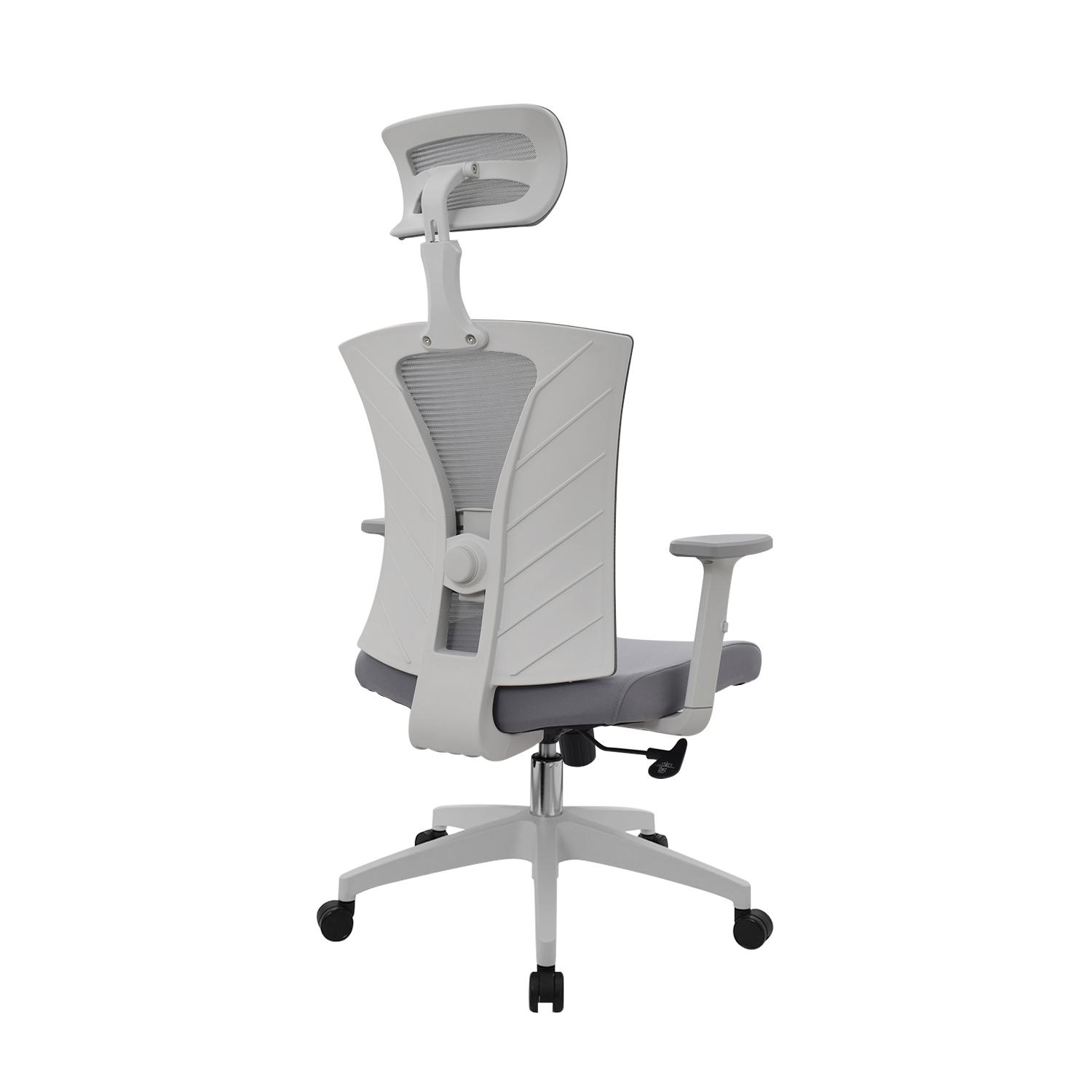 SILLA ERGONÓMICA NIZA PRESIDENTE GRIS NYLON OFIDEAS - 4