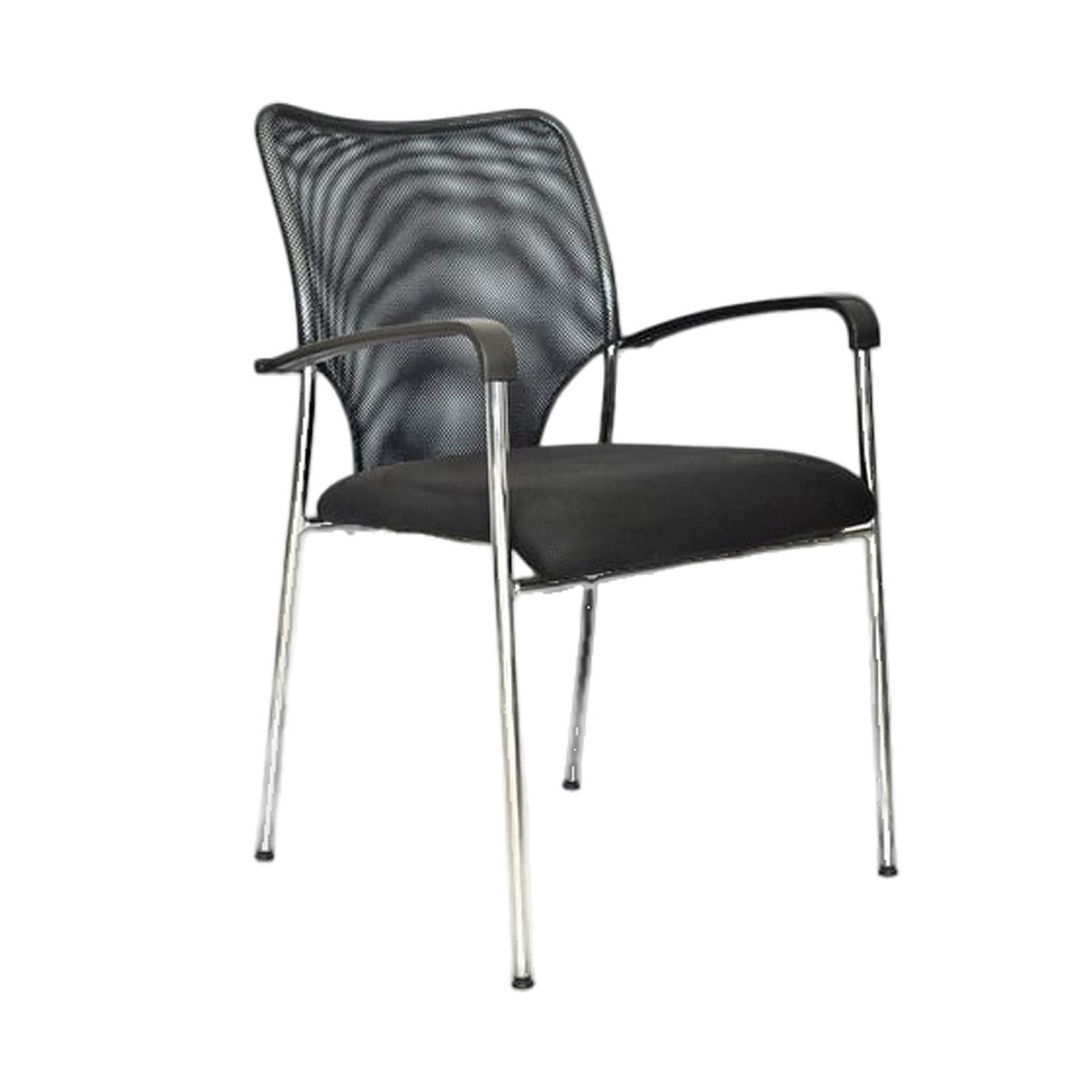 SILLA FIJA PENELOPE MALLA NEGRO OFIDEAS - 1