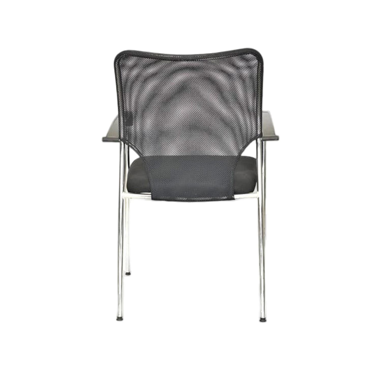 SILLA FIJA PENELOPE MALLA NEGRO OFIDEAS - 3