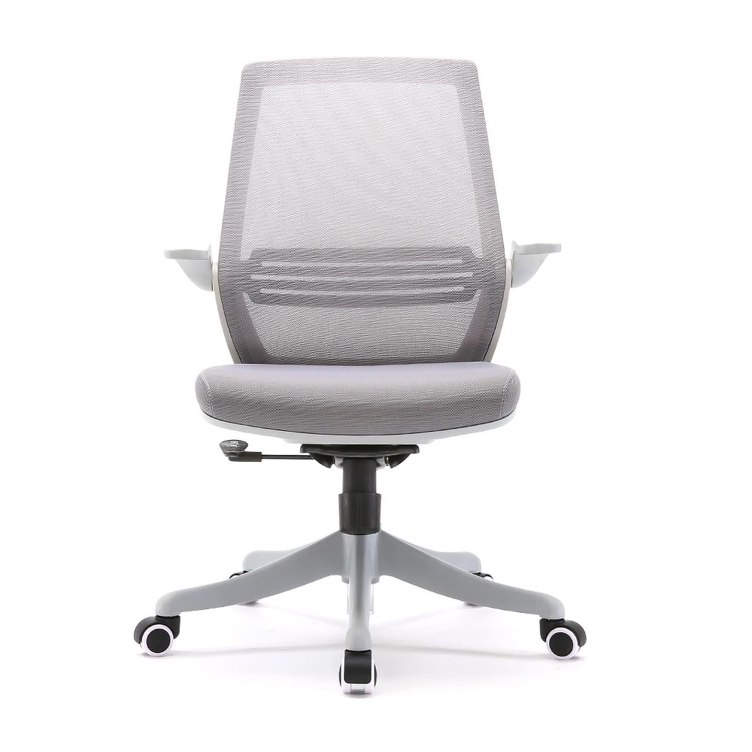 SILLA ERGONÓMICA ESTELA PREMIUM GRIS TELA OFIDEAS - 1