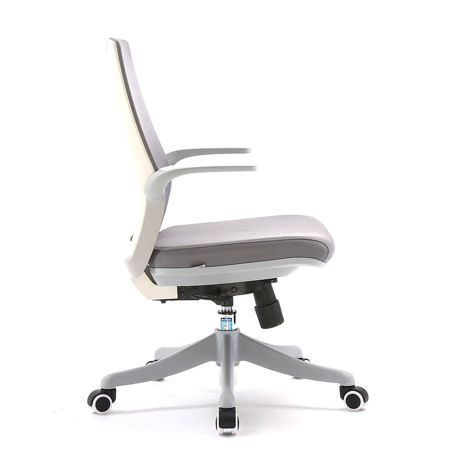 SILLA ERGONÓMICA ESTELA PREMIUM GRIS TELA OFIDEAS - 3