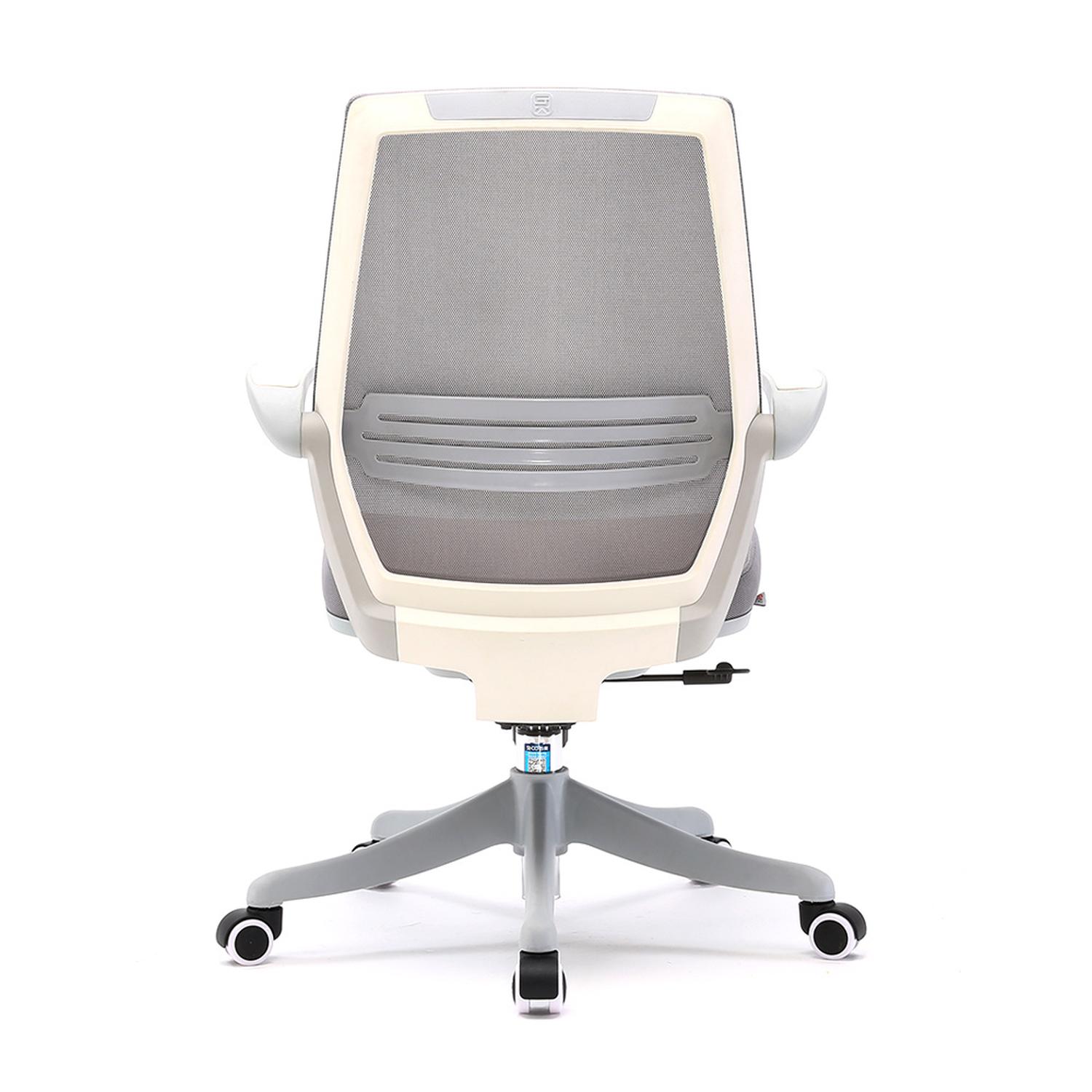SILLA ERGONÓMICA ESTELA PREMIUM GRIS TELA OFIDEAS - 4