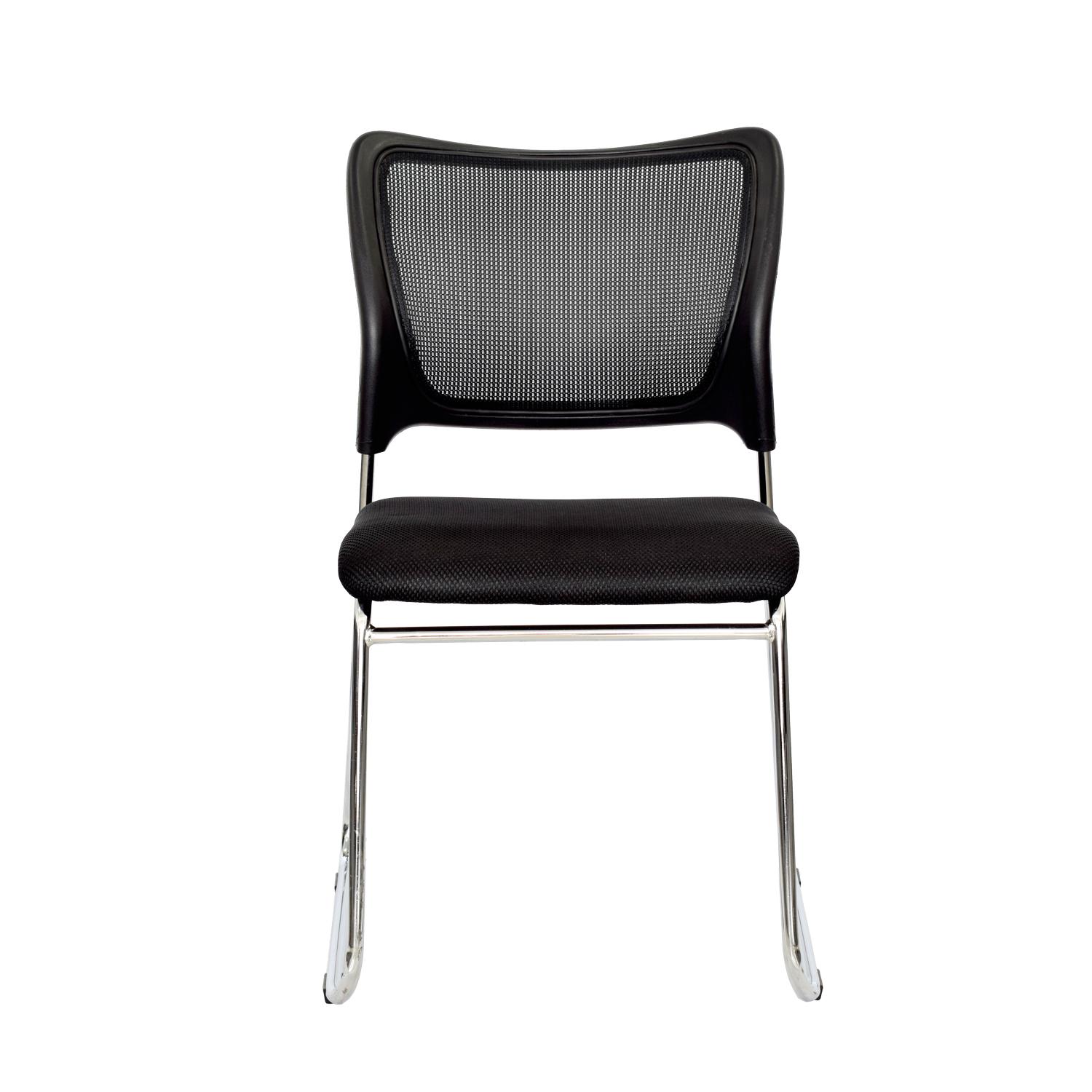 SILLA FIJA MODELO TRINEO ISO SR MALLA NEGRO OFIDEAS - 2