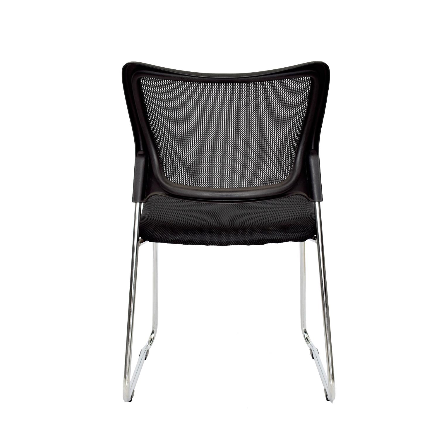 SILLA FIJA MODELO TRINEO ISO SR MALLA NEGRO OFIDEAS - 3