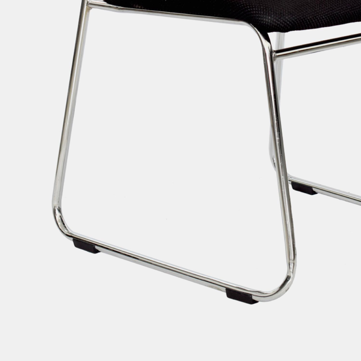 SILLA FIJA MODELO TRINEO ISO SR MALLA NEGRO OFIDEAS - 5