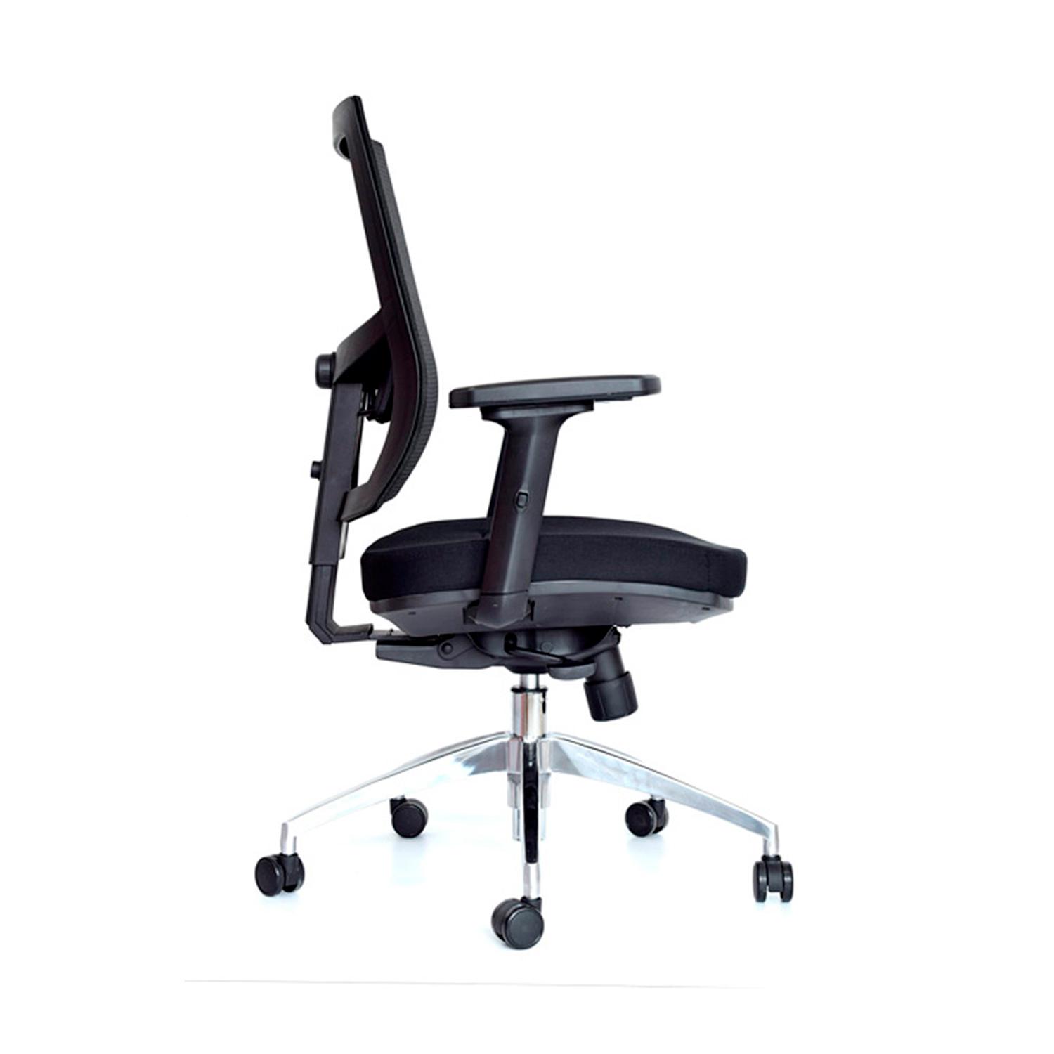 SILLA ERGONÓMICA LIMS BASCULANTE 1D GERENTE ALUMINIO NEGRO OFIDEAS - 3