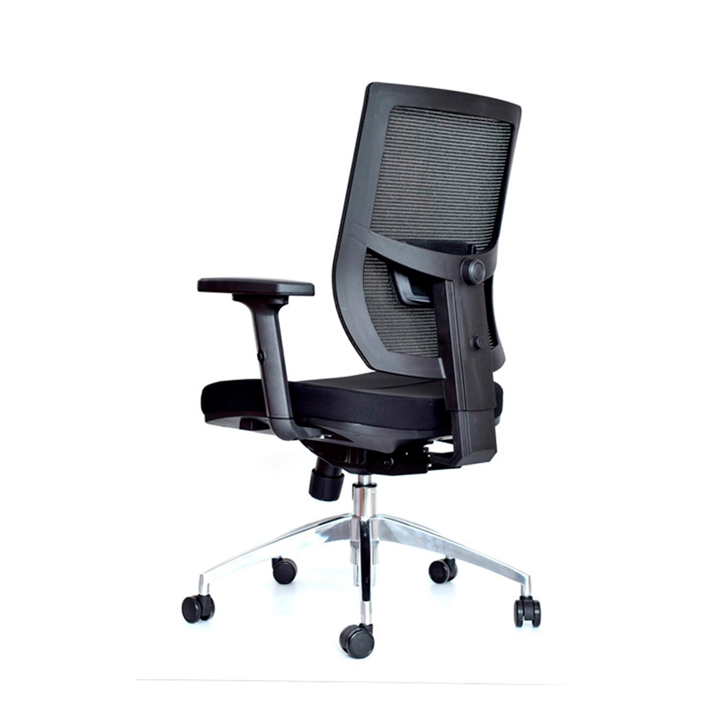 SILLA ERGONÓMICA LIMS BASCULANTE 1D GERENTE ALUMINIO NEGRO OFIDEAS - 4