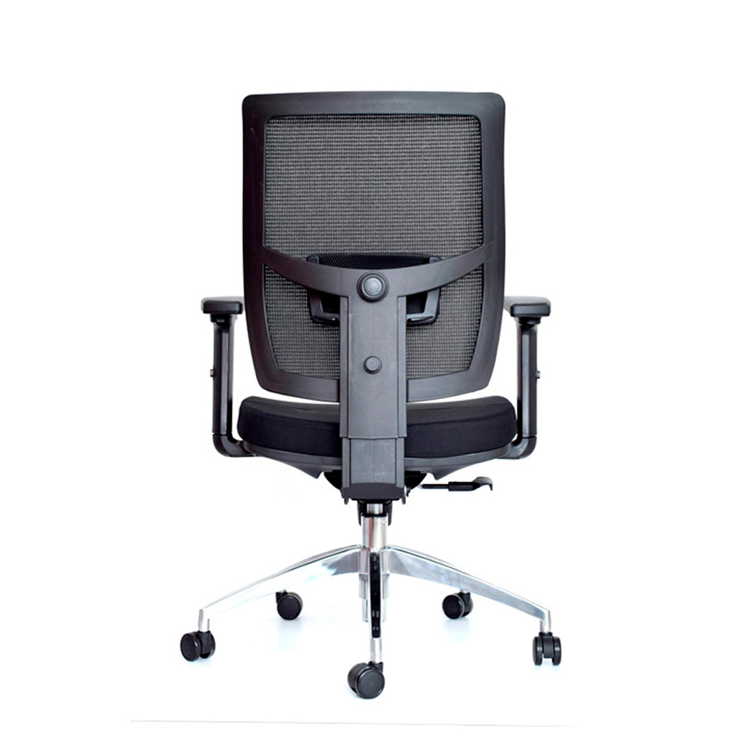 SILLA ERGONÓMICA LIMS BASCULANTE 1D GERENTE ALUMINIO NEGRO OFIDEAS - 5