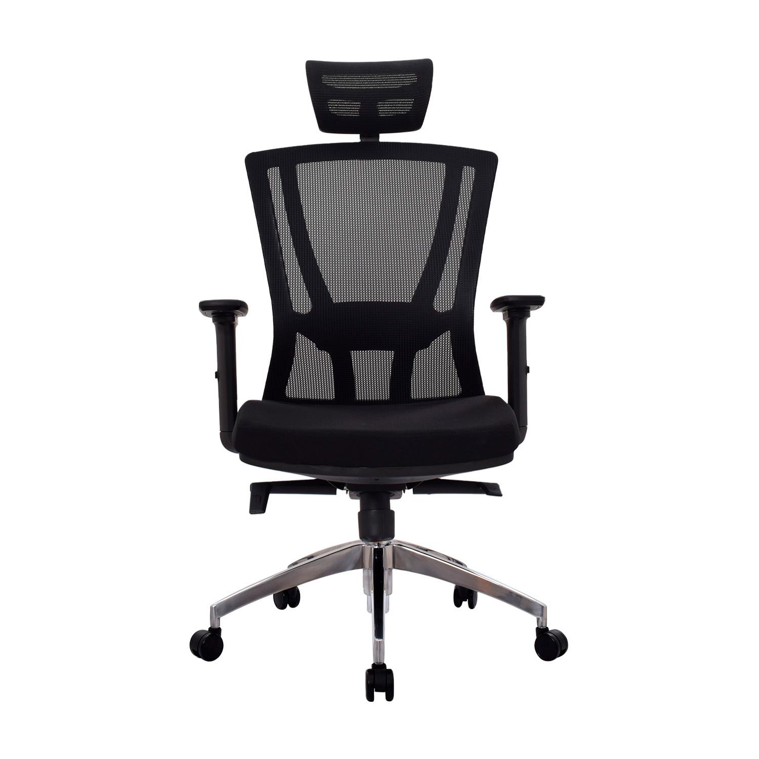 SILLA ERGONÓMICA WINNER PRESIDENTE BRAZOS 3D ALUMINIO NEGRO OFIDEAS - 2