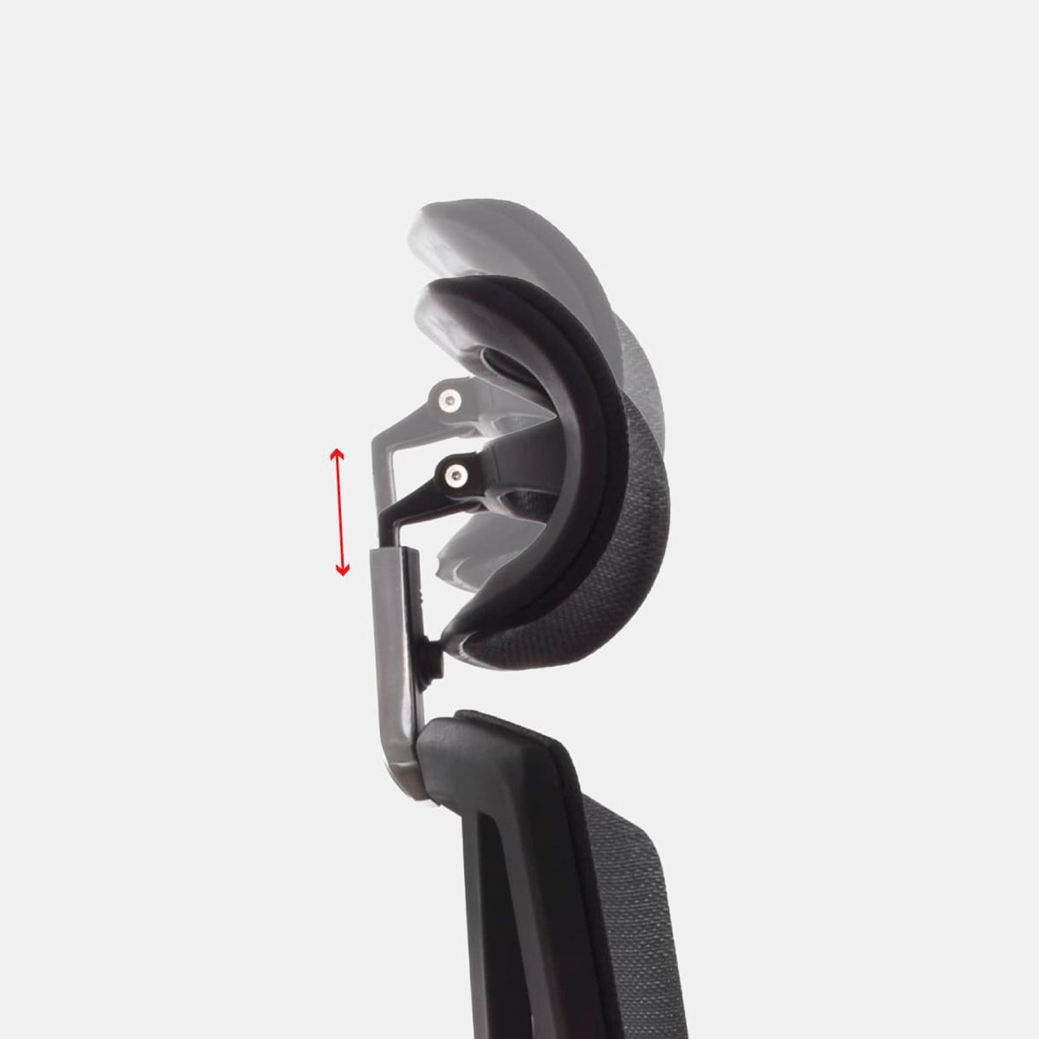 SILLA ERGONÓMICA WINNER PRESIDENTE BRAZOS 3D ALUMINIO NEGRO OFIDEAS - 6