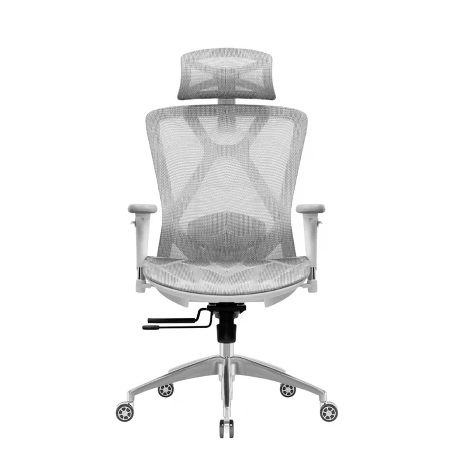 SILLA ERGONÓMICA NILO MALLA PRESIDENTE GRIS OFIDEAS - 2