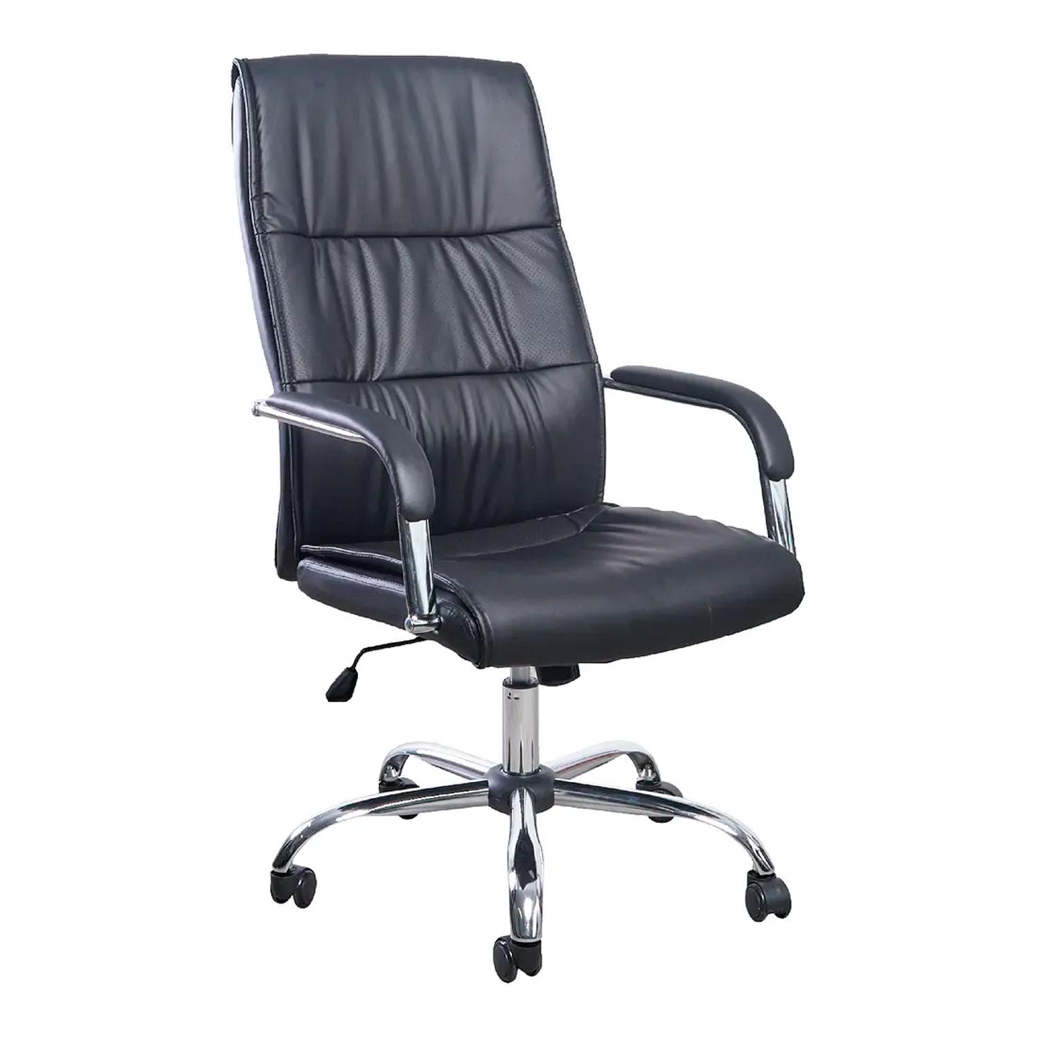 SILLA DE OFICINA ERGONÓMICA VALENCIA PRESIDENTE NEGRO OFIDEAS - 1