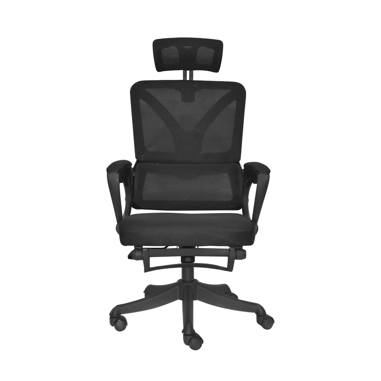 SILLA ERGONÓMICA EVOX NEGRO CON POSAPIES OFIDEAS - 2